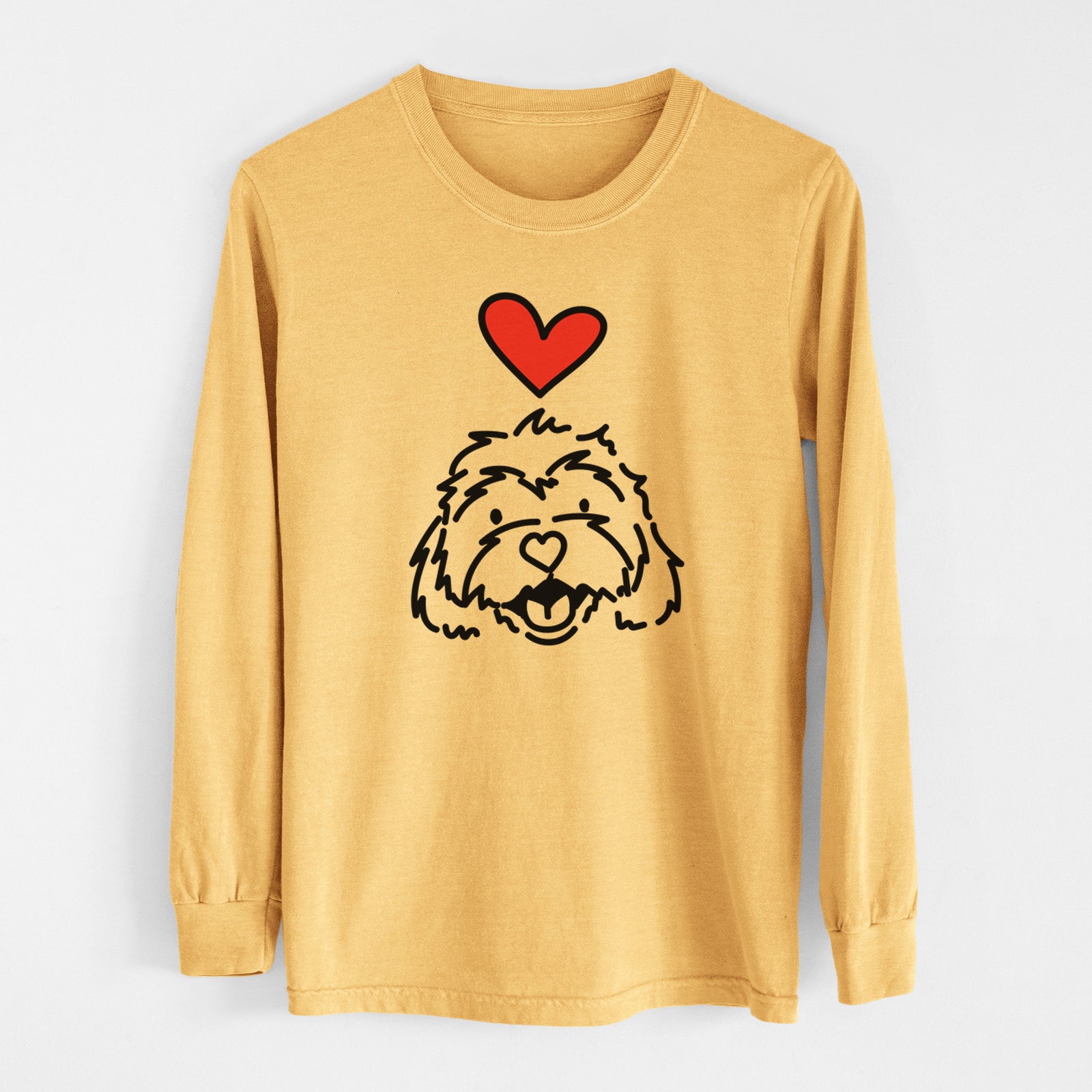 Love Always Cavachon - Harry - Heavyweight 100% Cotton Long Sleeve