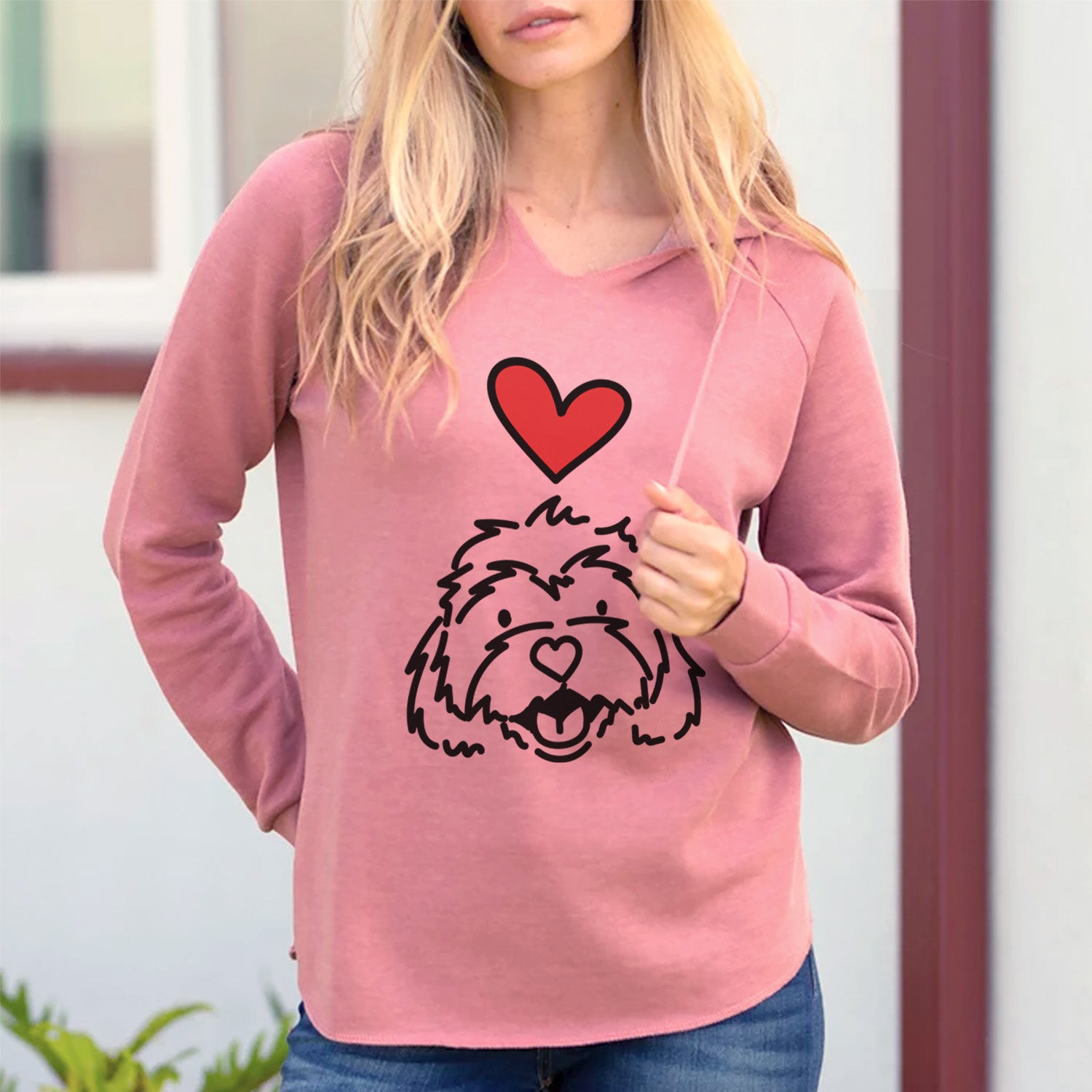 Love Always Cavachon - Harry - Cali Wave Hooded Sweatshirt