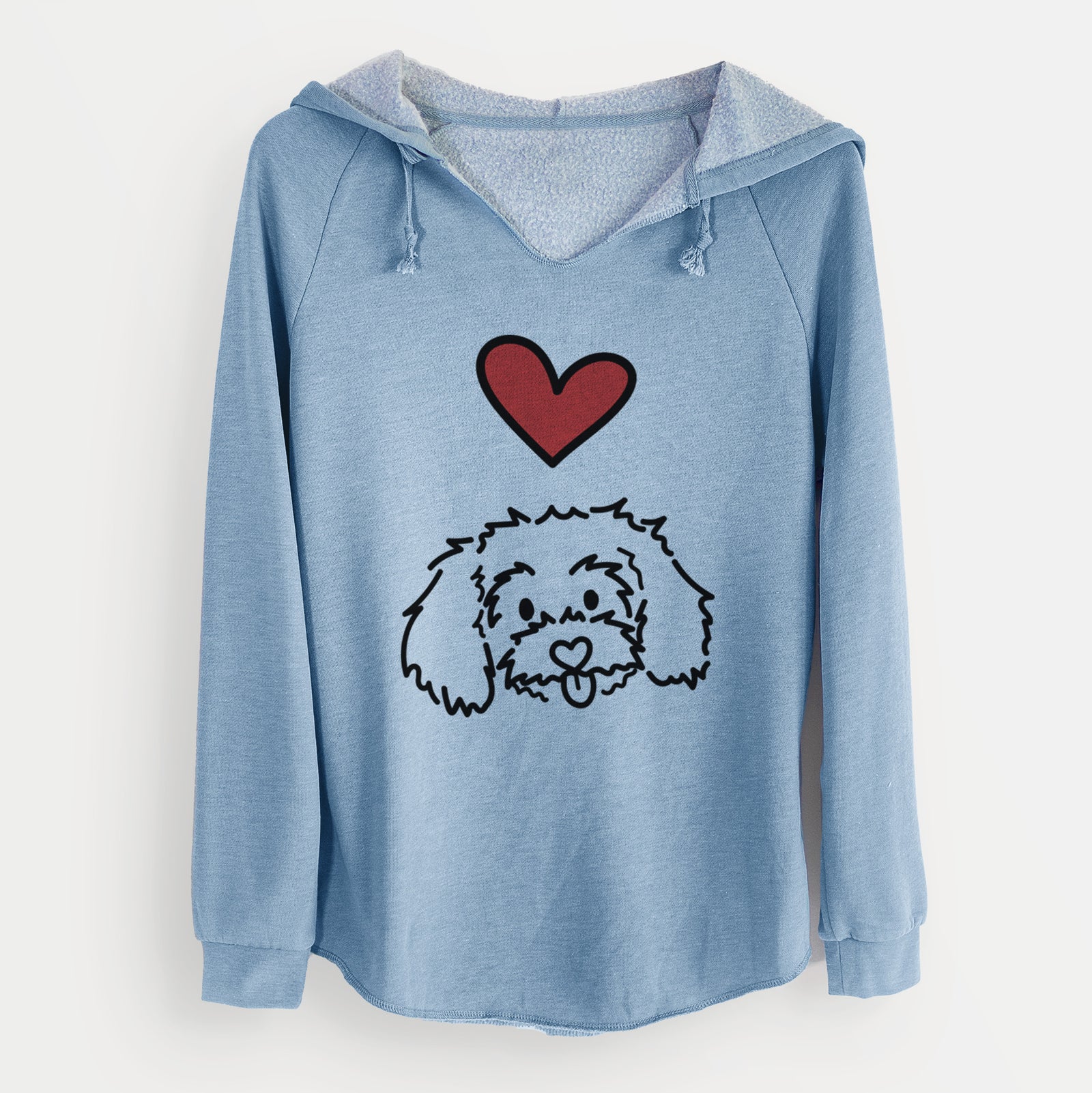 Love Always Maltipoo - Holly - Cali Wave Hooded Sweatshirt