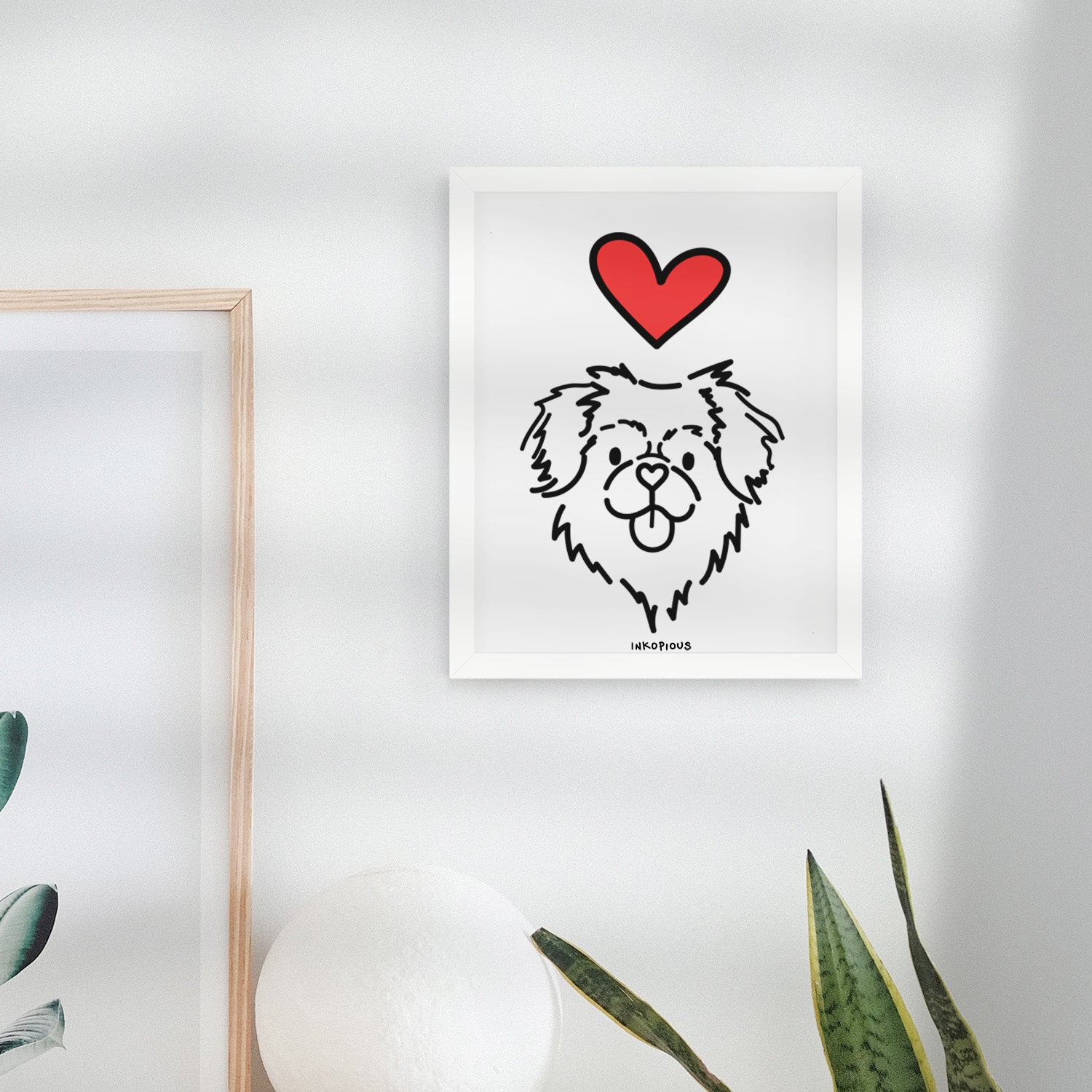 Love Always Tibetan Spaniel - Jiji Art Print