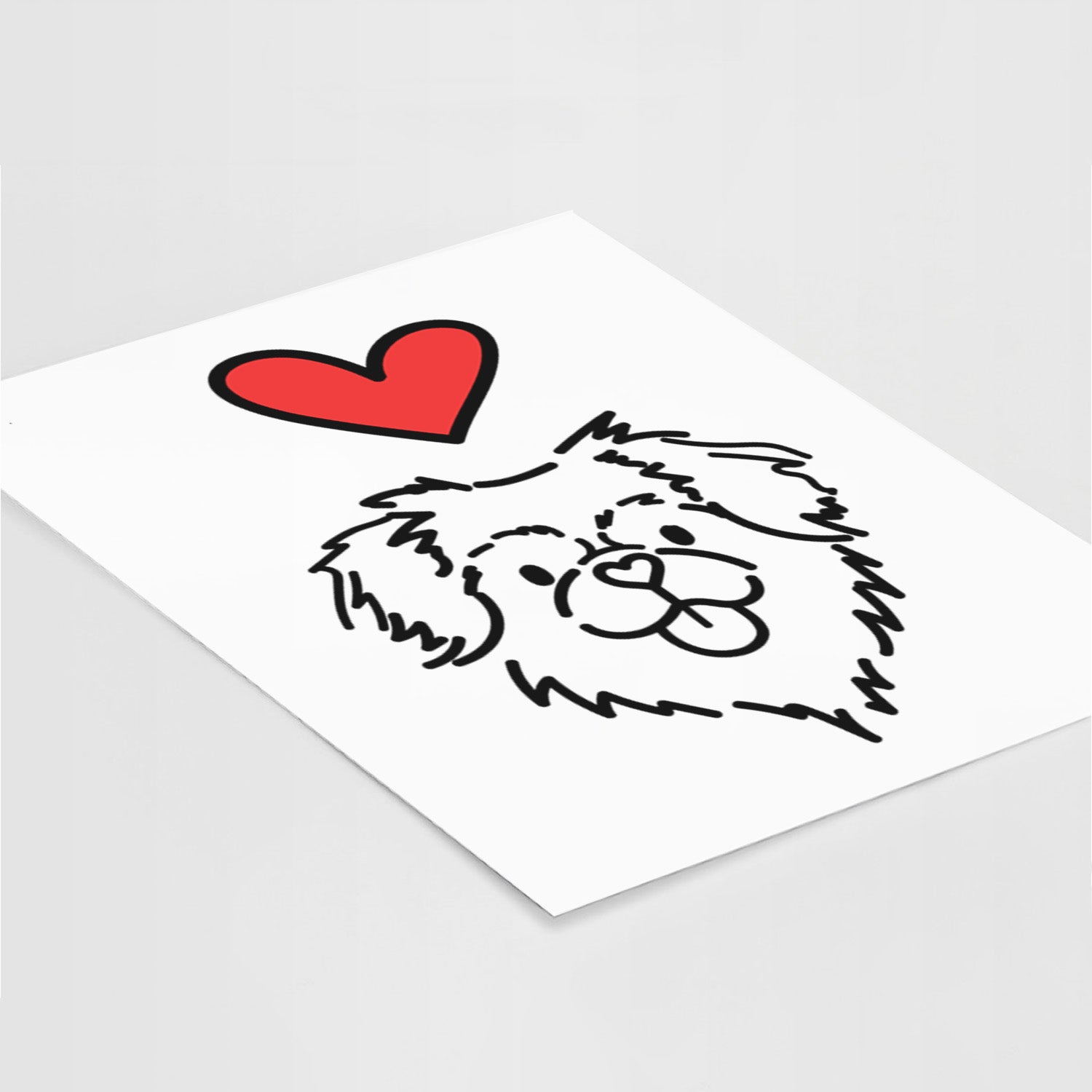Love Always Tibetan Spaniel - Jiji Art Print