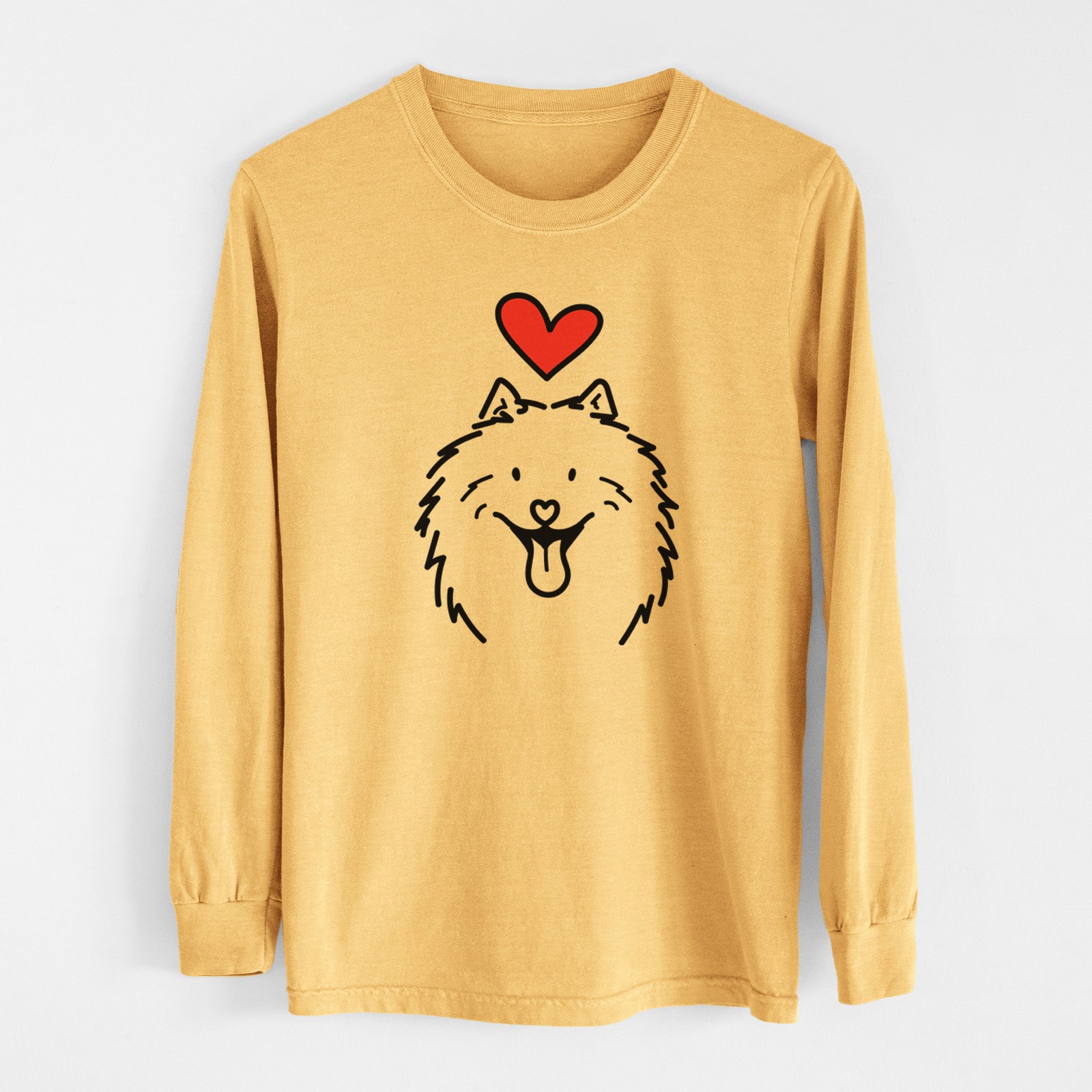 Love Always Samoyed - Johnny - Heavyweight 100% Cotton Long Sleeve