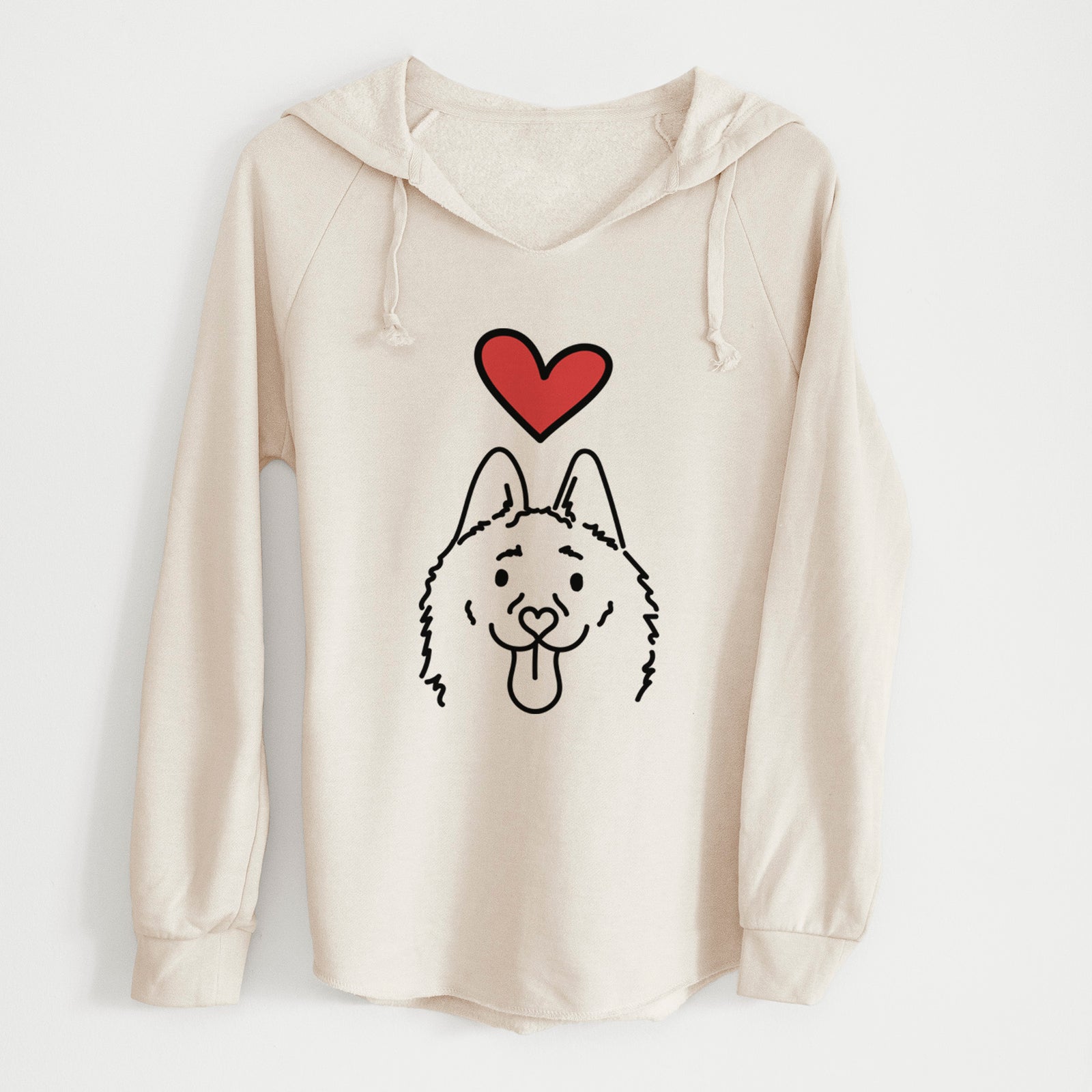 Love Always Schipperke - Meeko - Cali Wave Hooded Sweatshirt