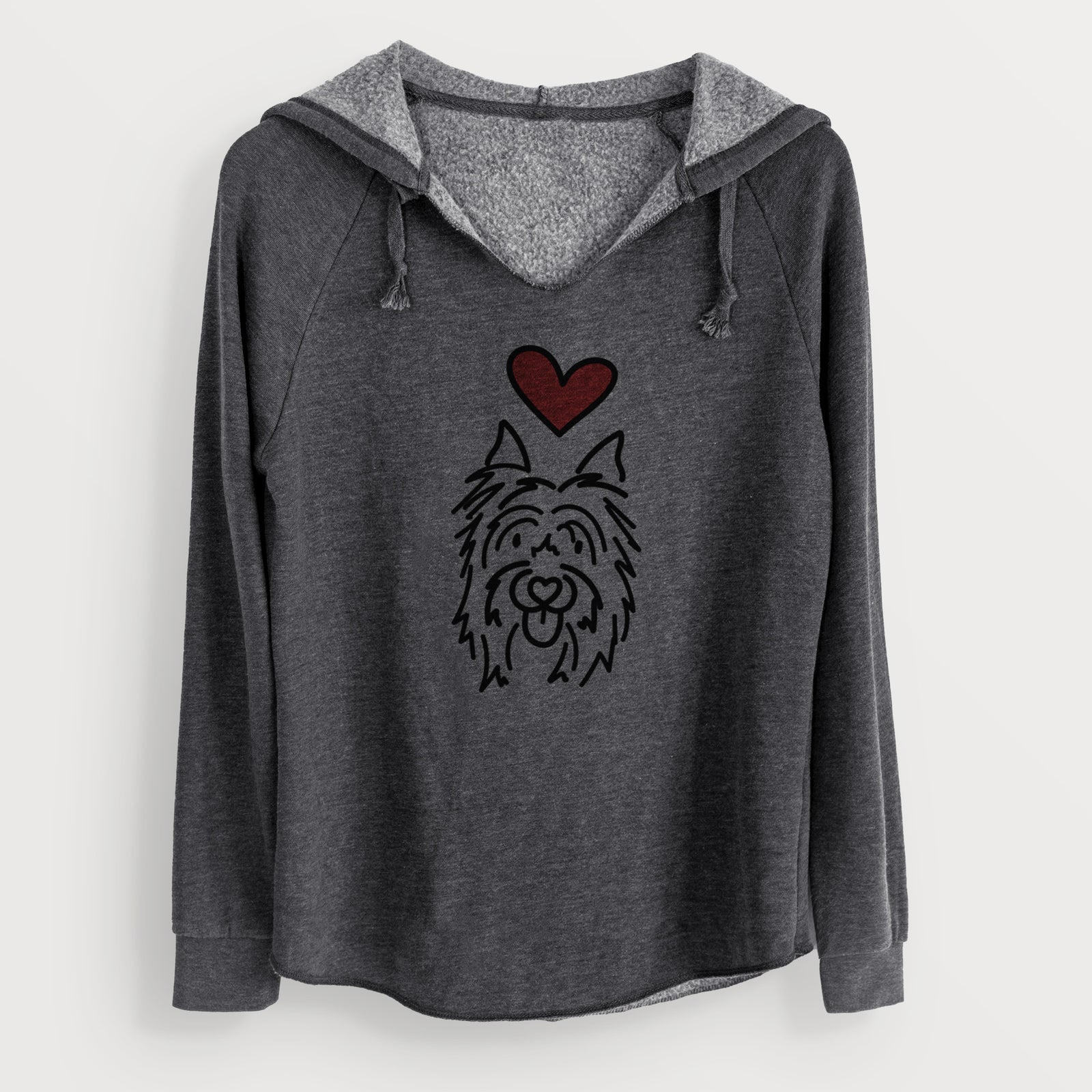 Love Always Silky Terrier - Monty - Cali Wave Hooded Sweatshirt
