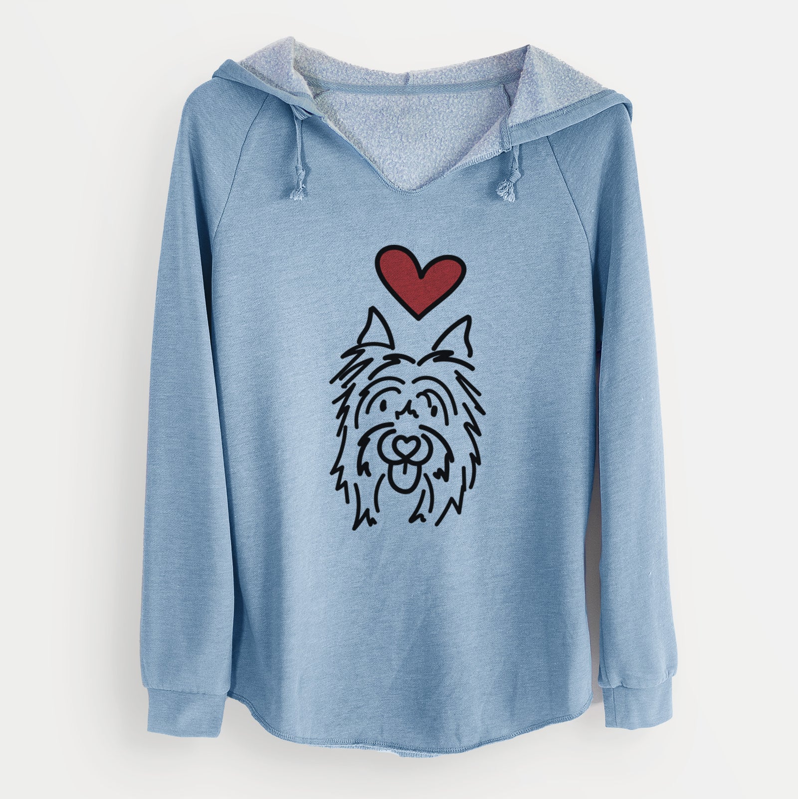 Love Always Silky Terrier - Monty - Cali Wave Hooded Sweatshirt