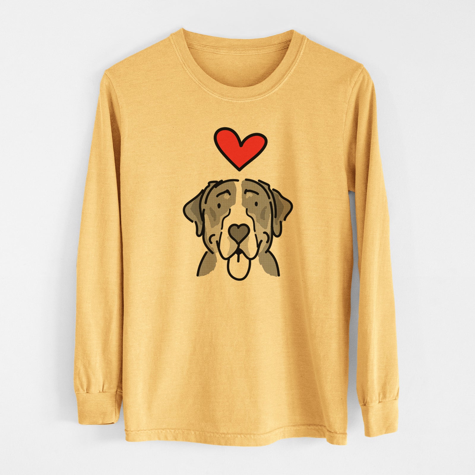Love Always Greater Swiss Mountain Dog - Moose - Heavyweight 100% Cotton Long Sleeve