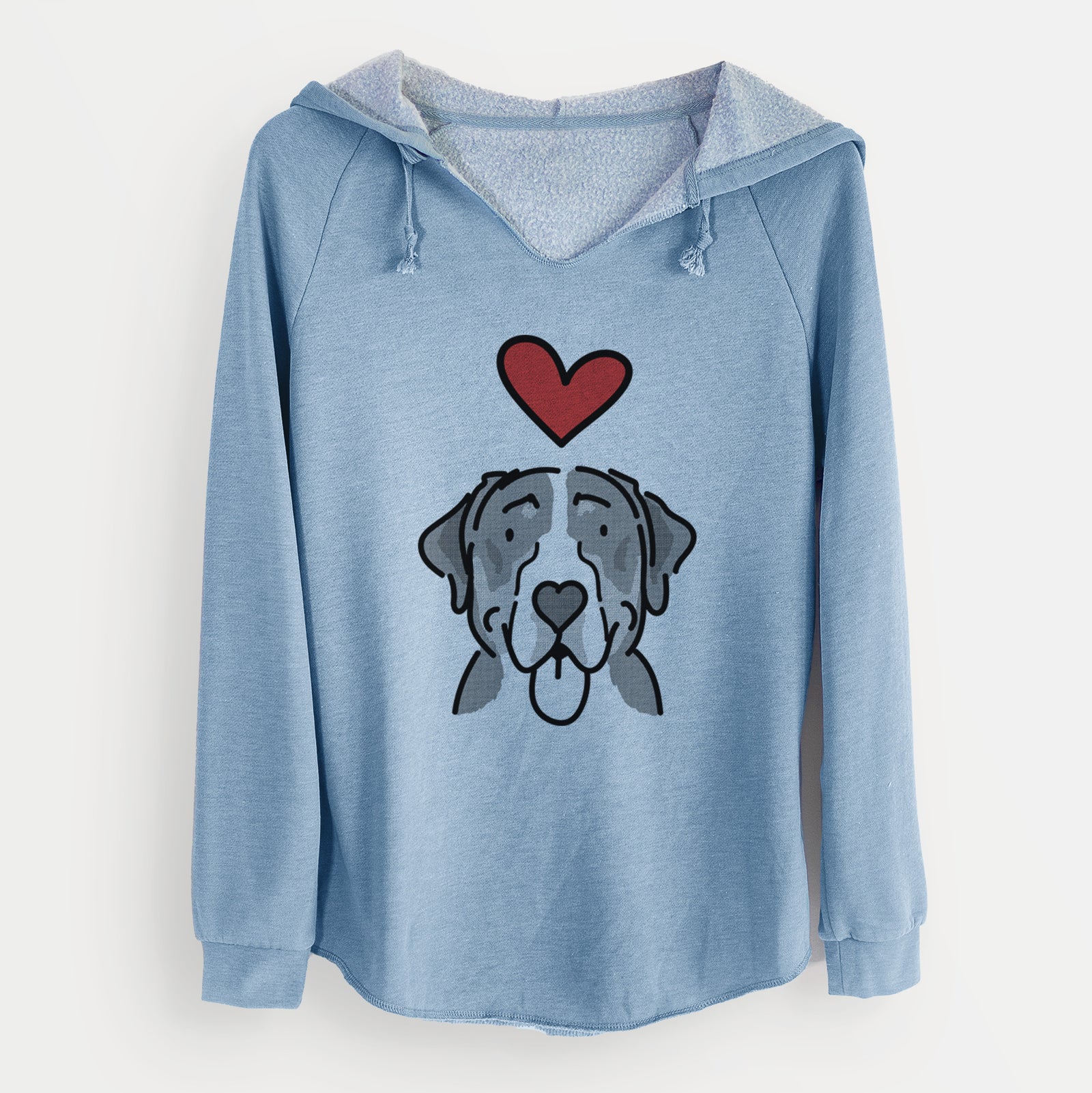 Love Always Greater Swiss Mountain Dog - Moose - Cali Wave Hooded Sweatshirt