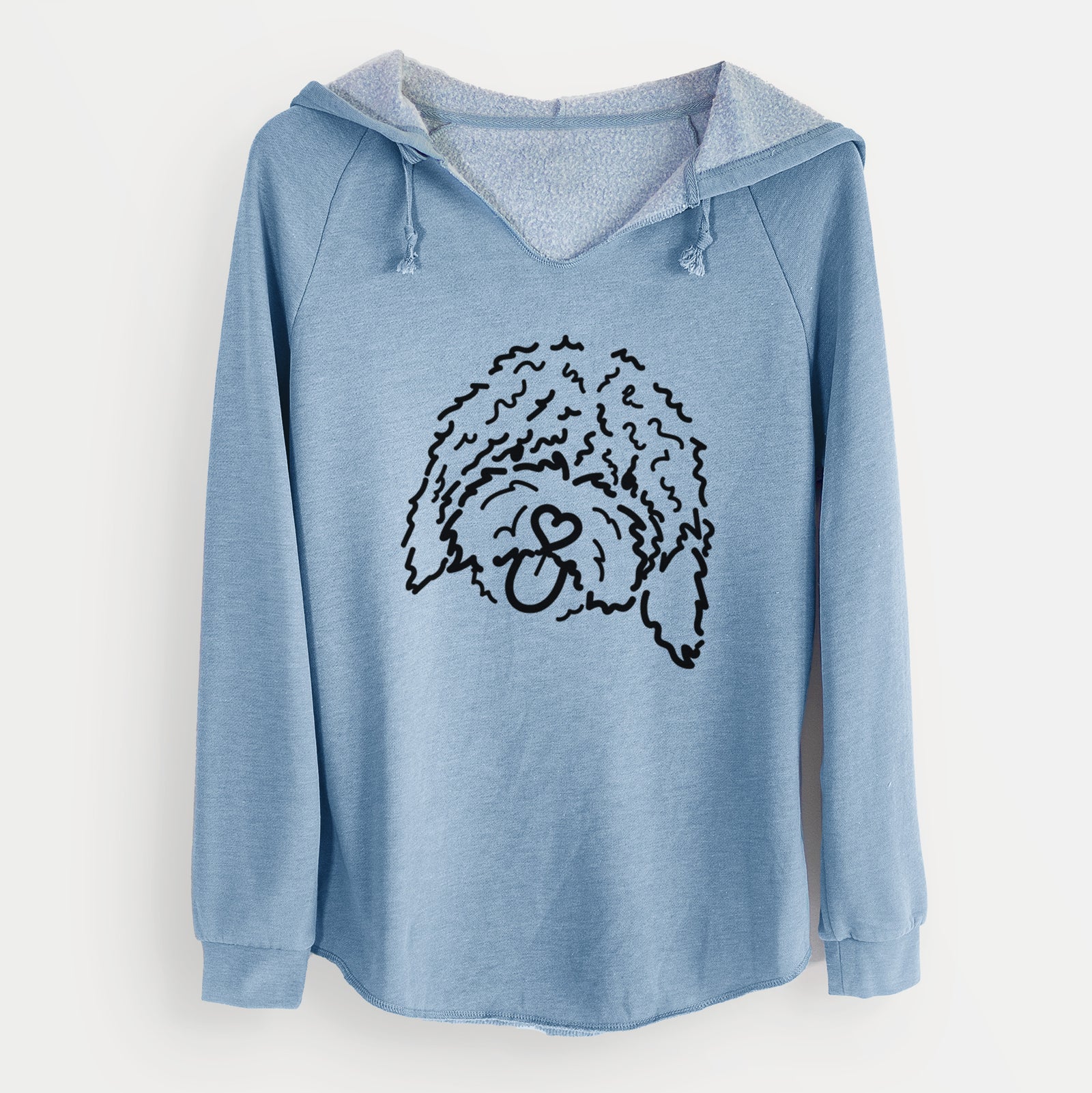Love Always Spanish Water Dog - Antonio - Cali Wave Hooded Sweatshirt