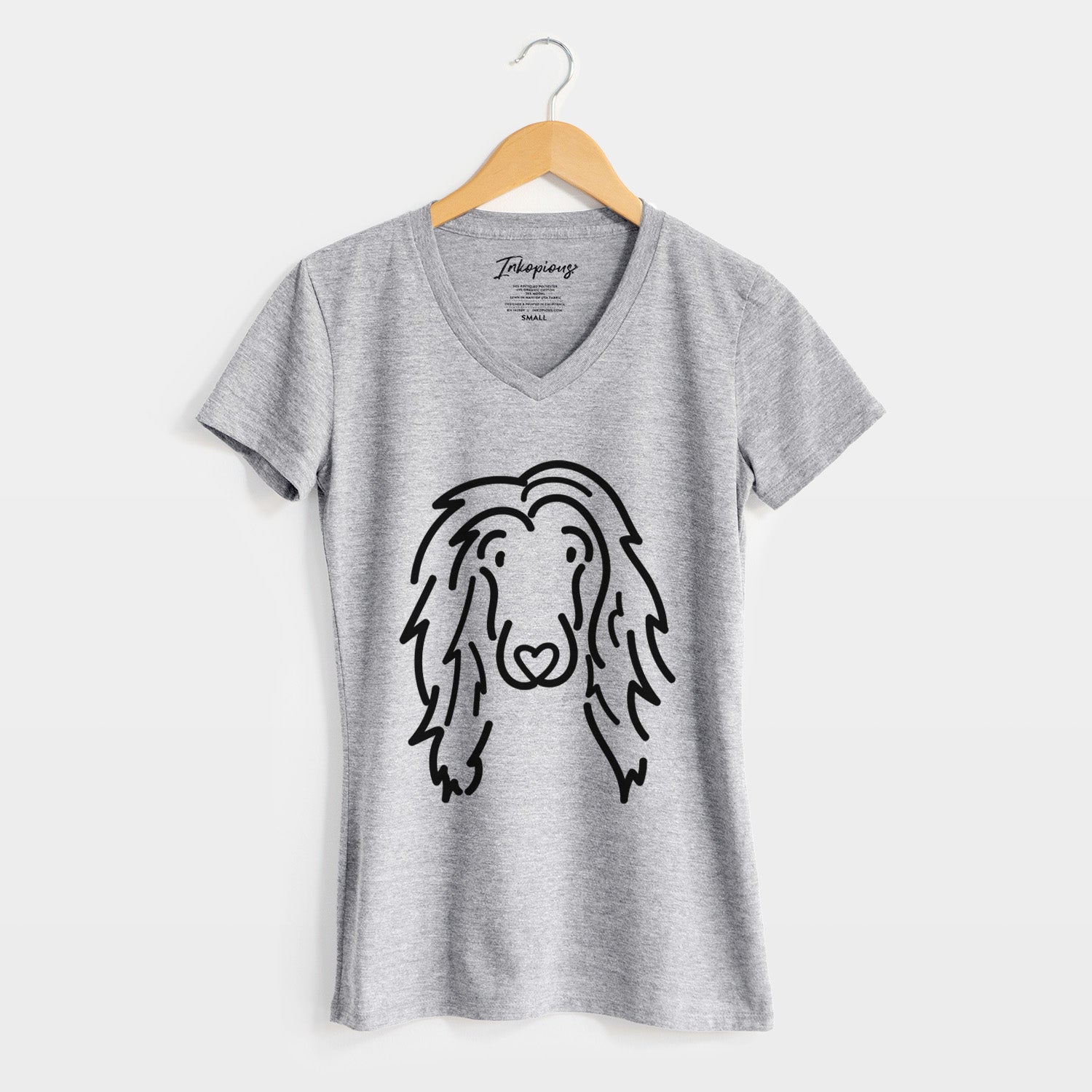 Love Always Afghan Hound - Asher - Women's Perfect V-neck Shirt