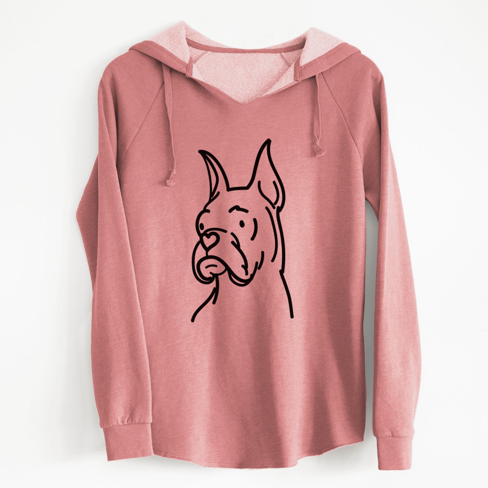 Love Always Rescue Boxer - Billy - Cali Wave Hooded Sweatshirt