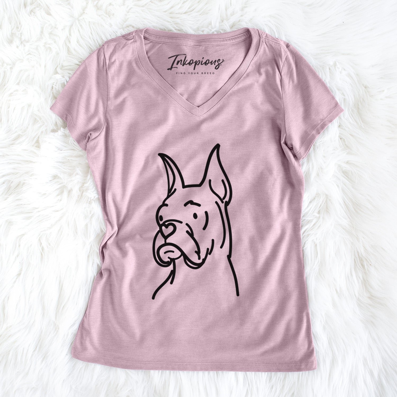 Love Always Rescue Boxer - Billy - Women's Perfect V-neck Shirt
