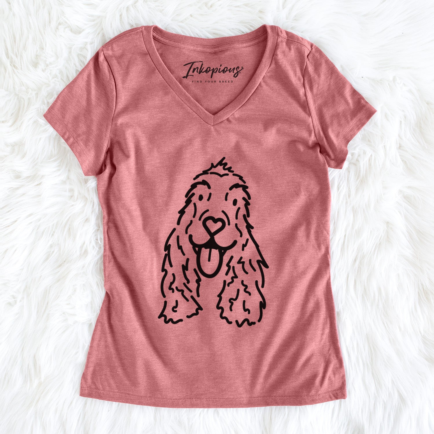 Love Always English Cocker Spaniel - Dolly - Women's Perfect V-neck Shirt