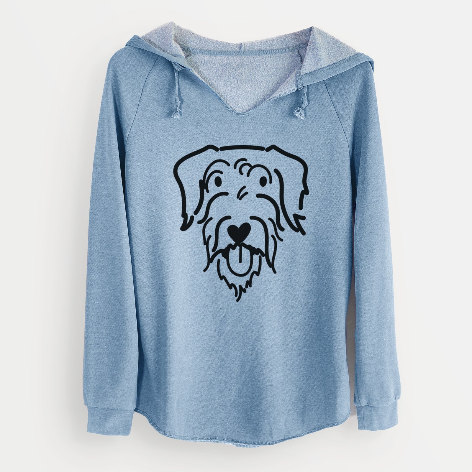 Love Always Doodle - Dug - Cali Wave Hooded Sweatshirt