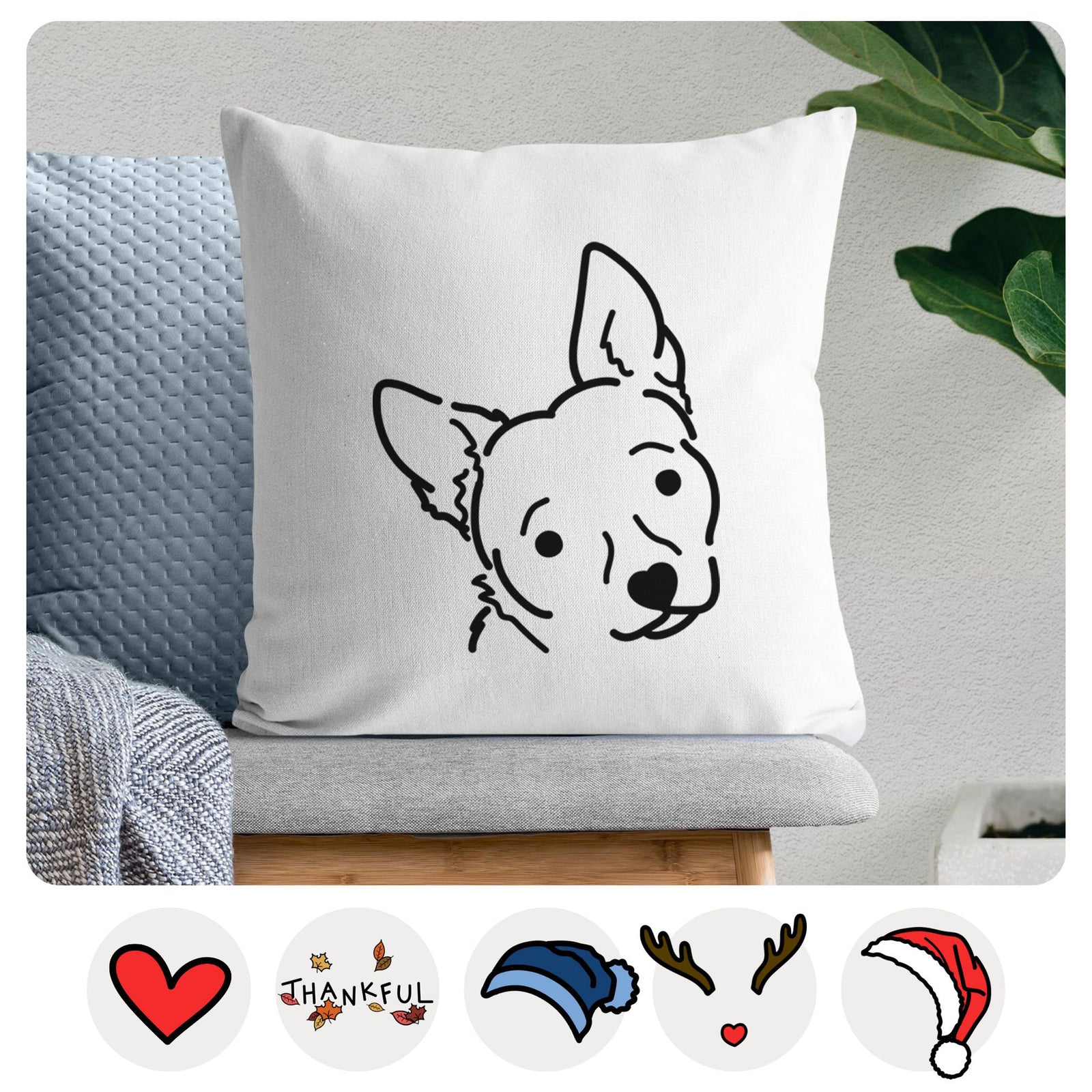 Love Always Chihuahua Mix - GiGi - Throw Pillow Cover