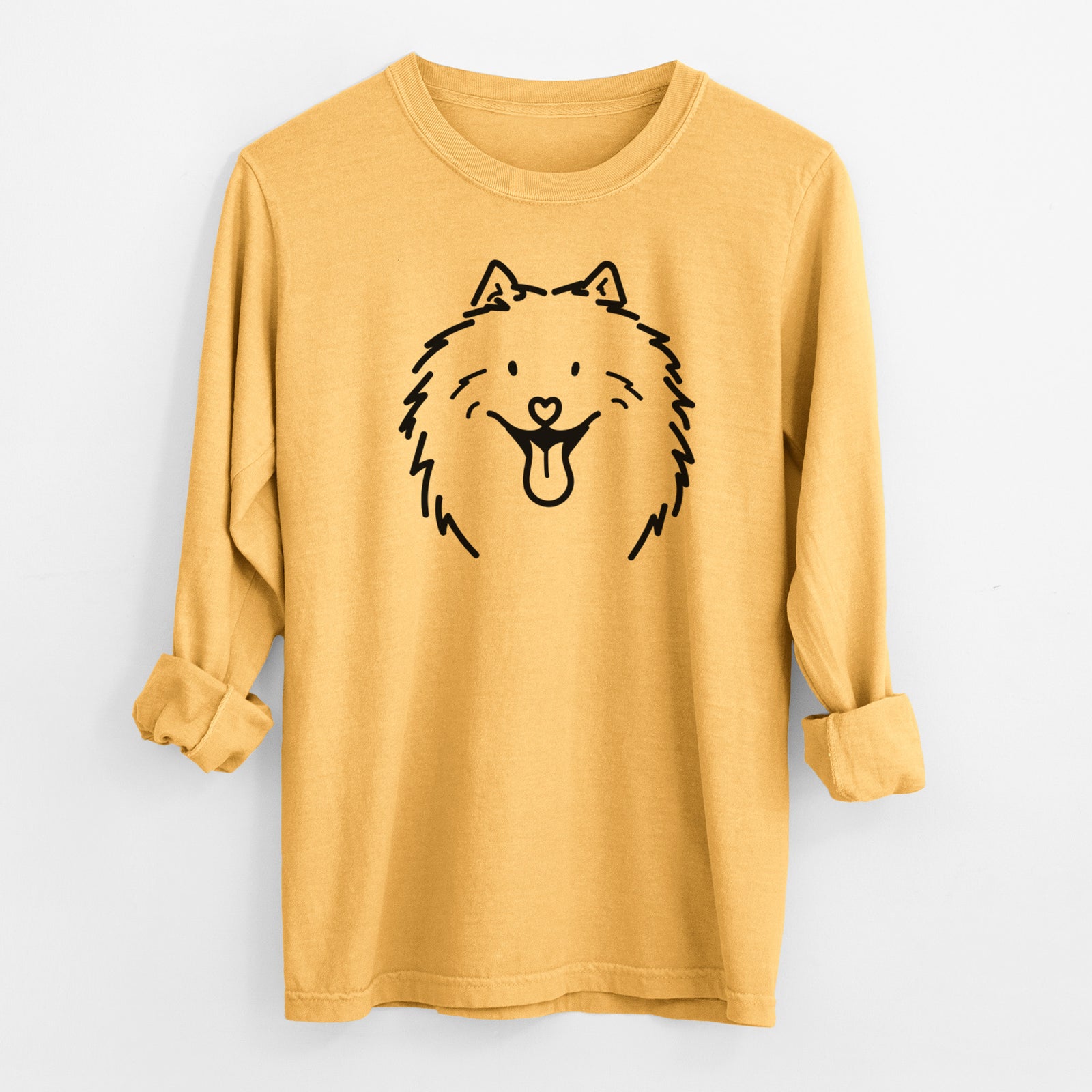Love Always Samoyed - Johnny - Heavyweight 100% Cotton Long Sleeve