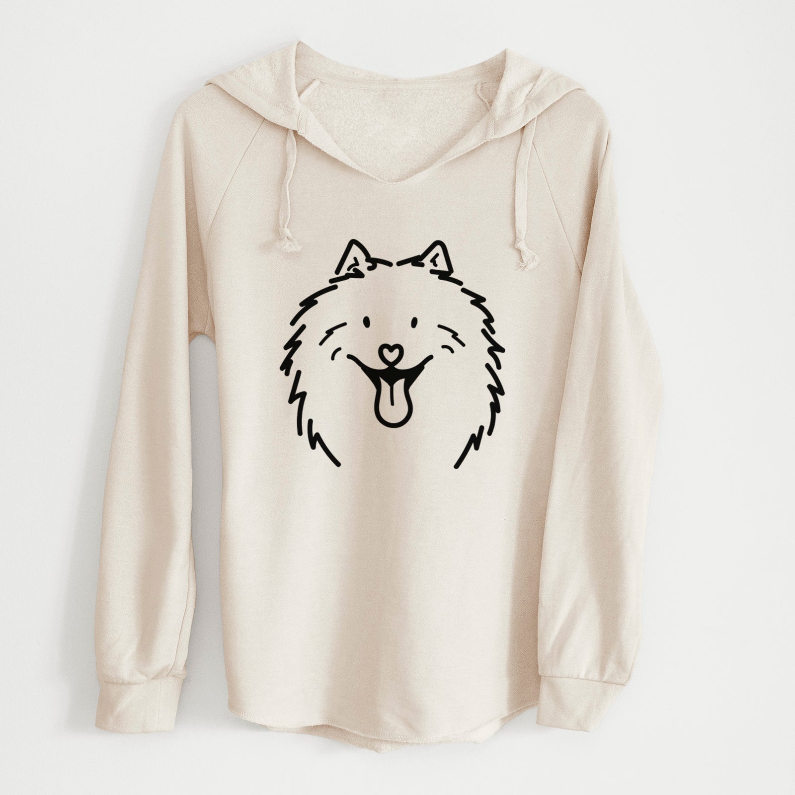 Love Always Samoyed - Johnny - Cali Wave Hooded Sweatshirt