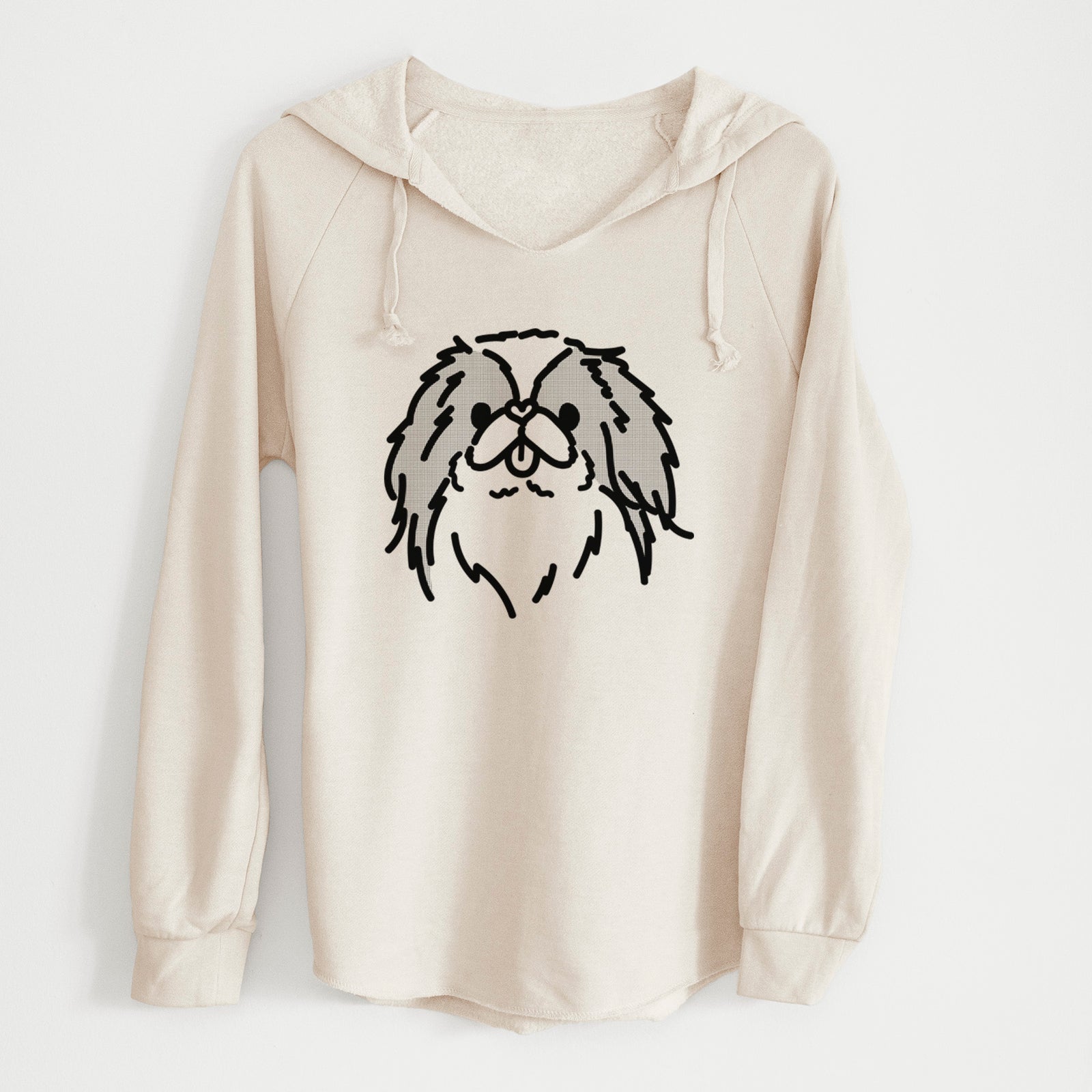 Love Always Japanese Chin - Macha - Cali Wave Hooded Sweatshirt