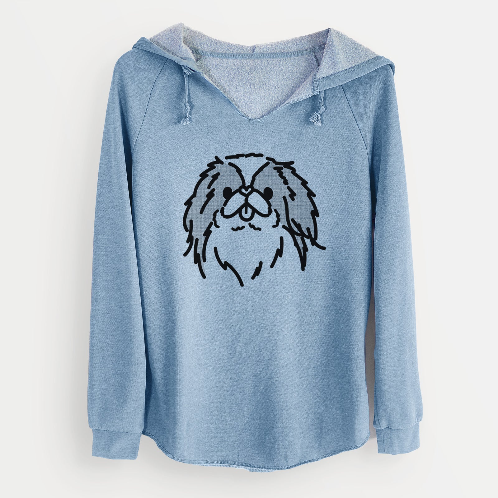 Love Always Japanese Chin - Macha - Cali Wave Hooded Sweatshirt