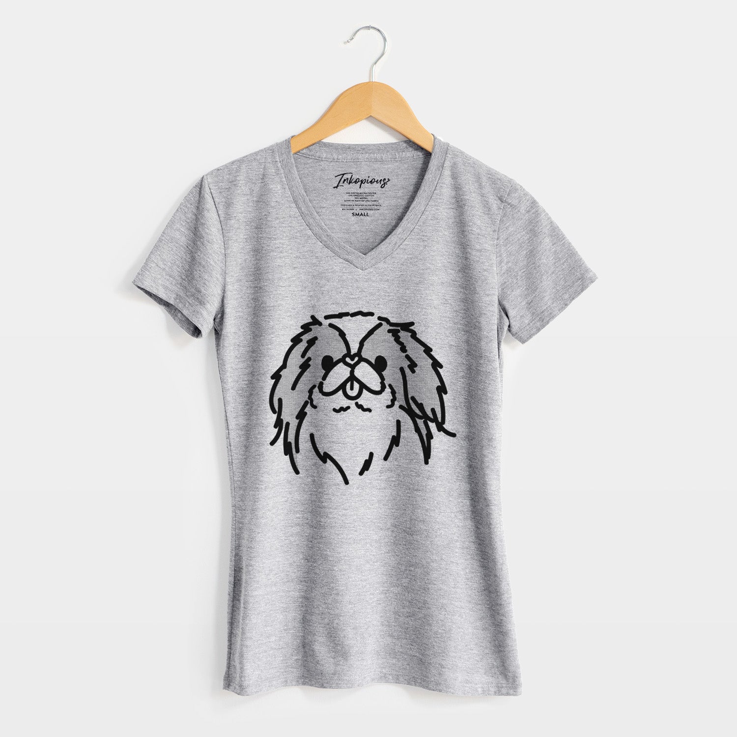 Love Always Japanese Chin - Macha - Women's Perfect V-neck Shirt