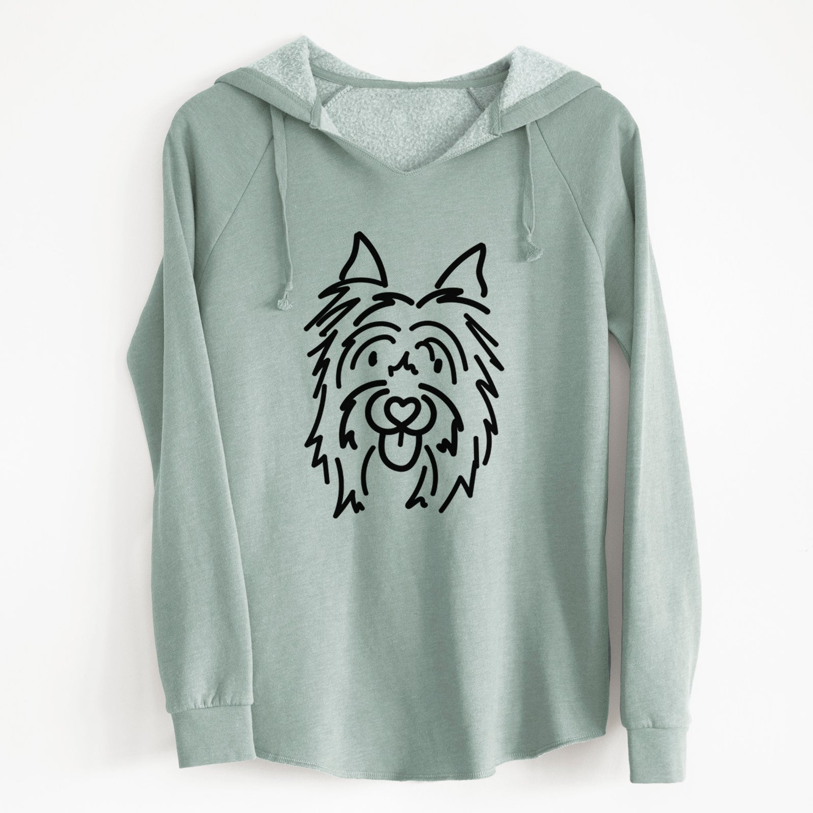 Love Always Silky Terrier - Monty - Cali Wave Hooded Sweatshirt