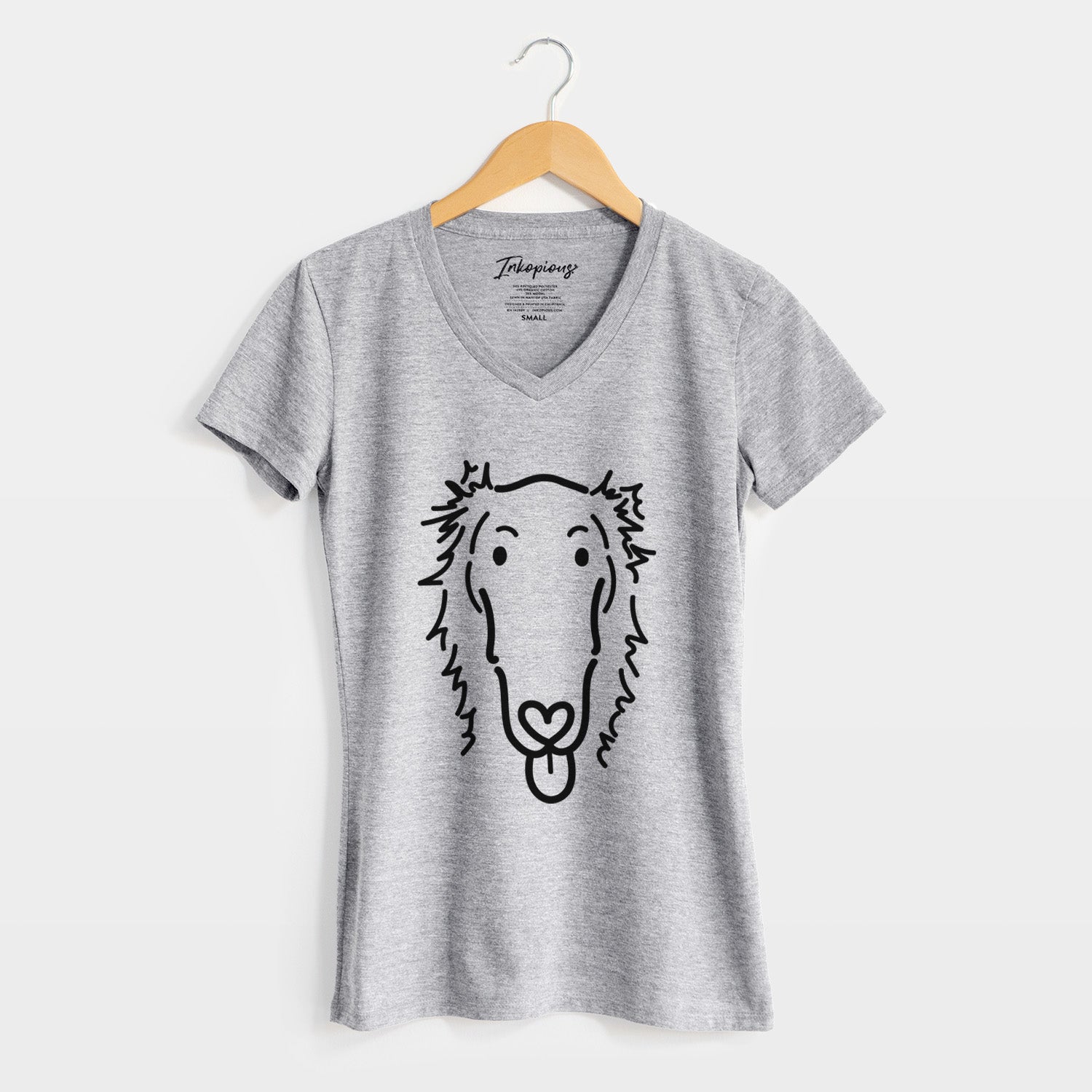 Love Always Borzoi - Opal - Women's Perfect V-neck Shirt