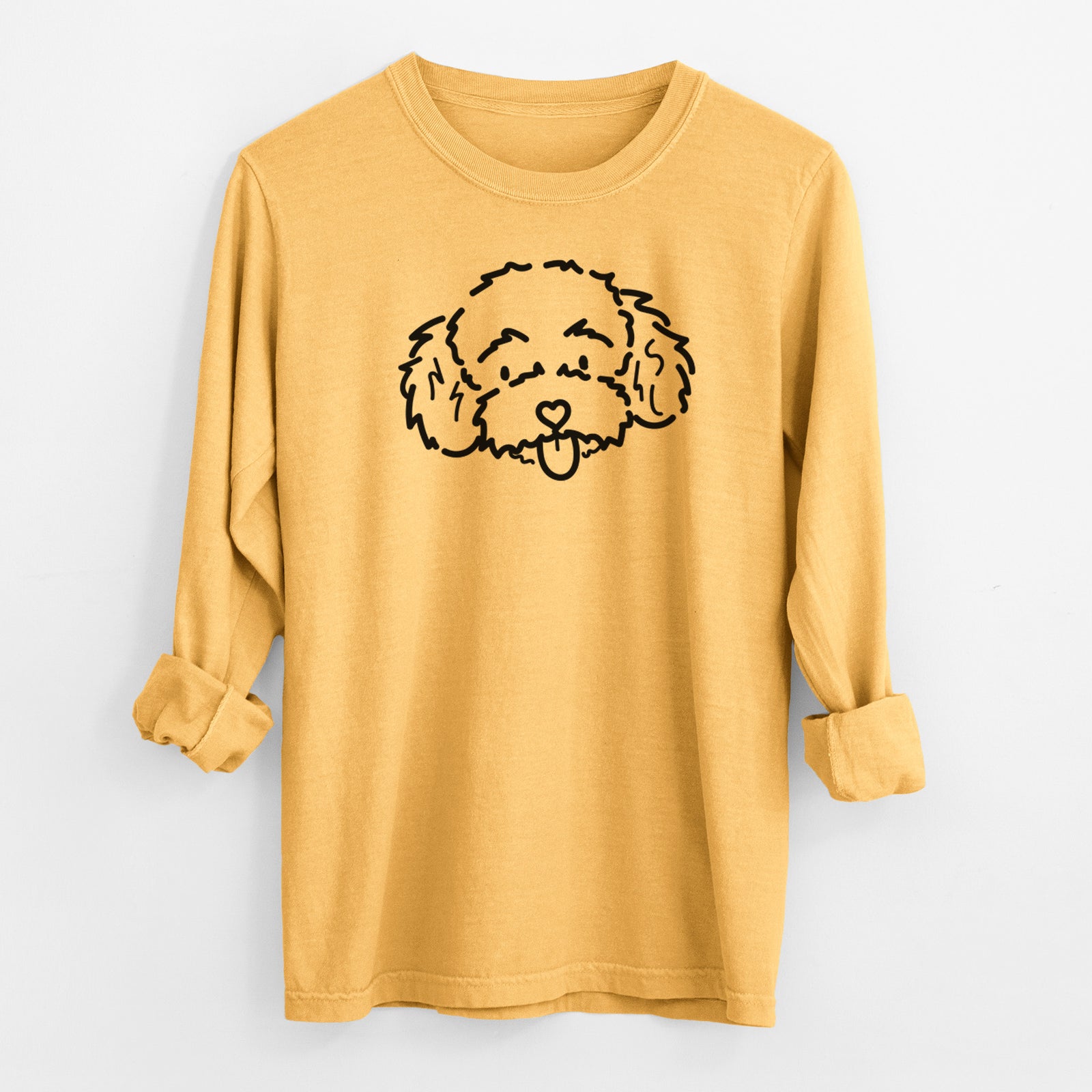 Love Always Toy Poodle - Ricci - Heavyweight 100% Cotton Long Sleeve