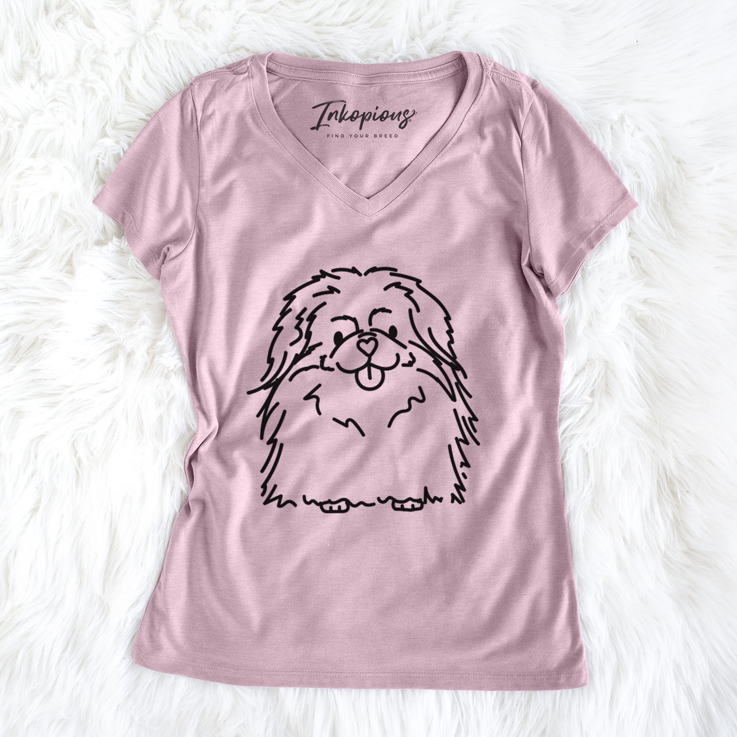 Love Always Pekingese - Viv - Women's Perfect V-neck Shirt