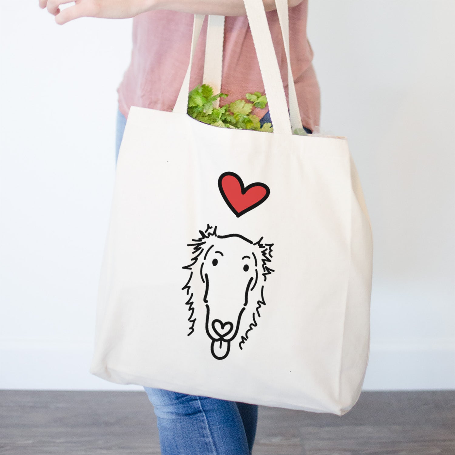 Love Always Borzoi - Opal - Tote Bag