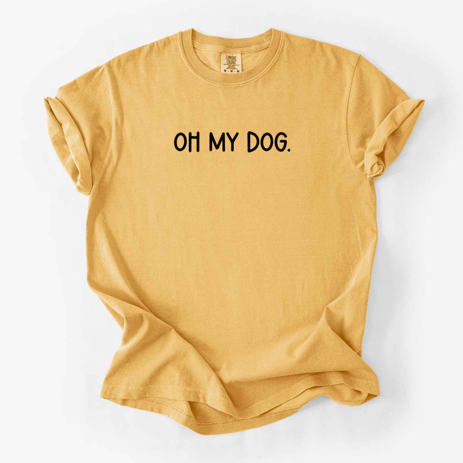 Oh My Dog - Unisex Comfort Colors Garment-Dyed Heavyweight T-shirt in Golden Wheat