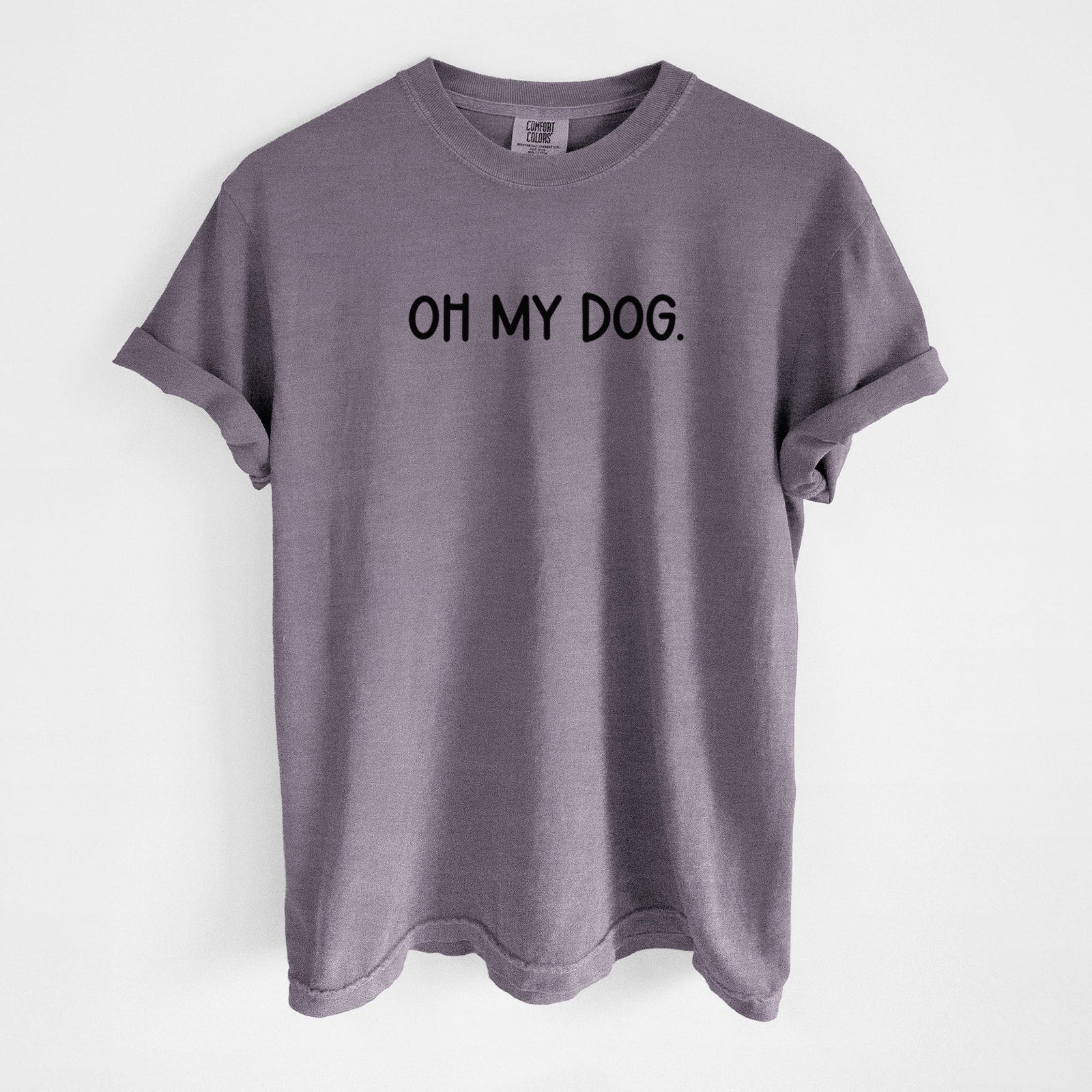 Oh My Dog - Unisex Comfort Colors Garment-Dyed Heavyweight T-shirt in Wine