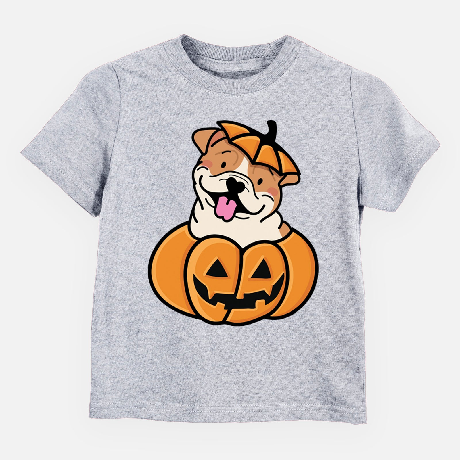 Pumpkin Pup - English Bulldog - Kids/Youth/Toddler Shirt