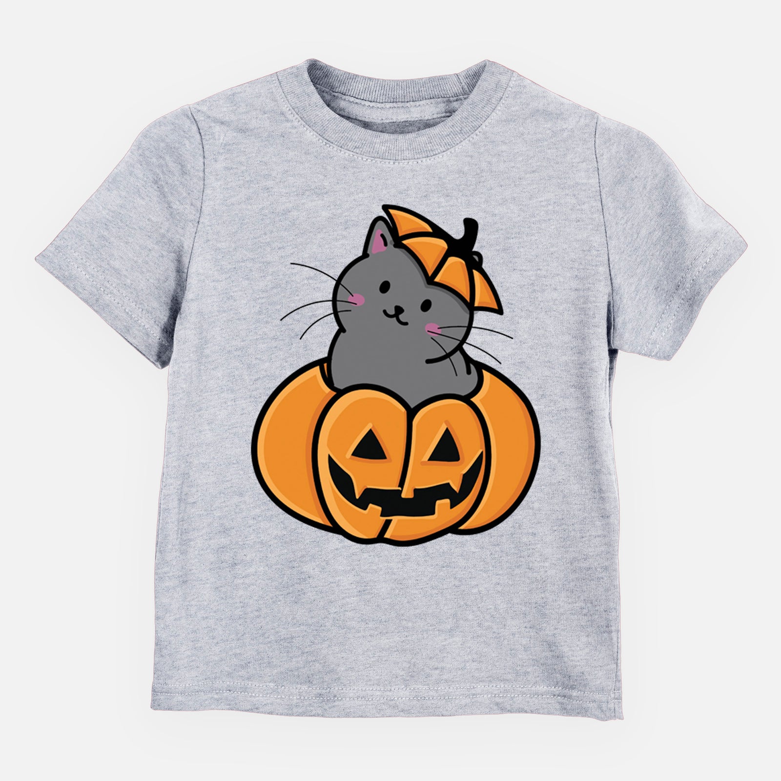 Pumpkin Cat - Black Cat - Kids/Youth/Toddler Shirt