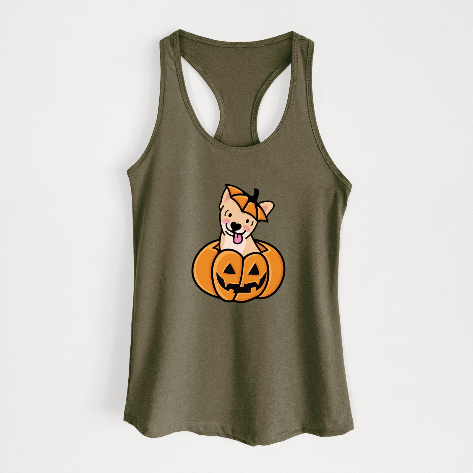 Pumpkin Pup - Chihuahua - Women's Racerback Tanktop