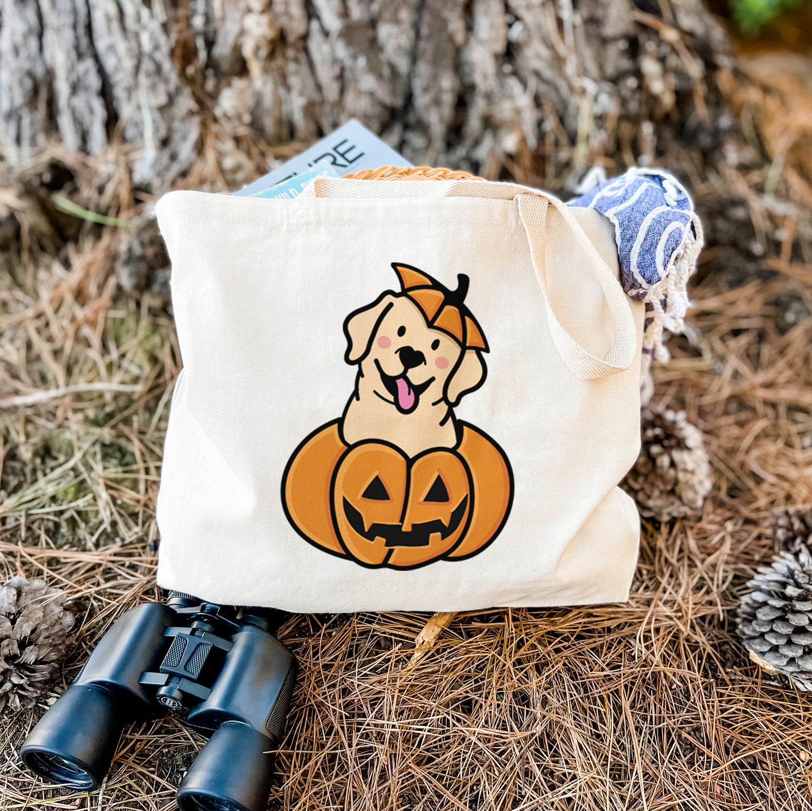 Pumpkin Pup - Labrador Retriever - Tote Bag