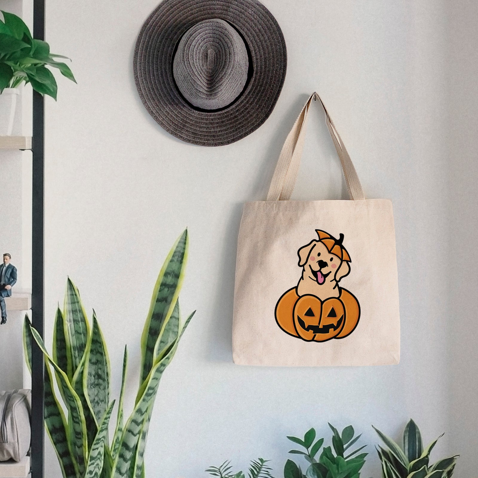 Pumpkin Pup - Labrador Retriever - Tote Bag