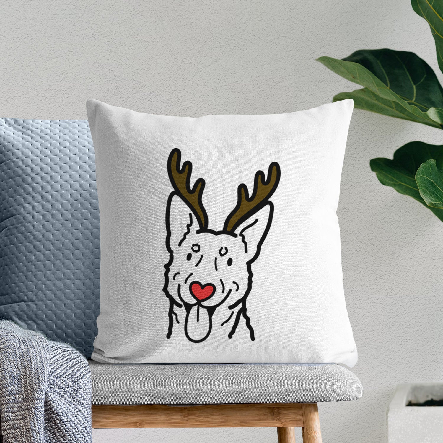 Love Always Australian Cattle Dog - Throw Pillow Cover