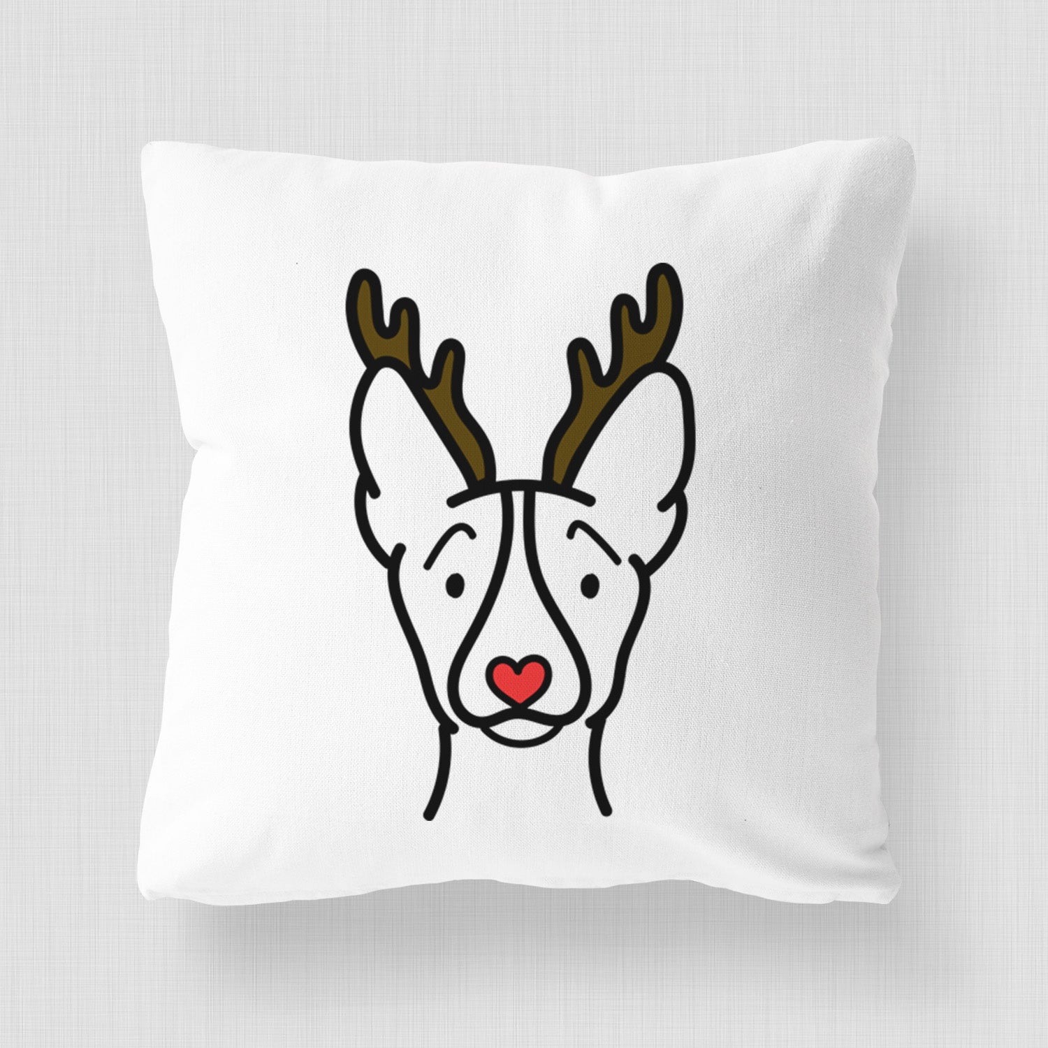 Love Always Basenji - Throw Pillow Cover