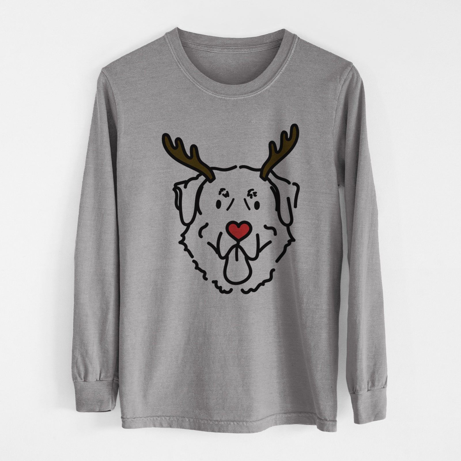 Red Nose Anatolian Shepherd - Batu - Heavyweight 100% Cotton Long Sleeve
