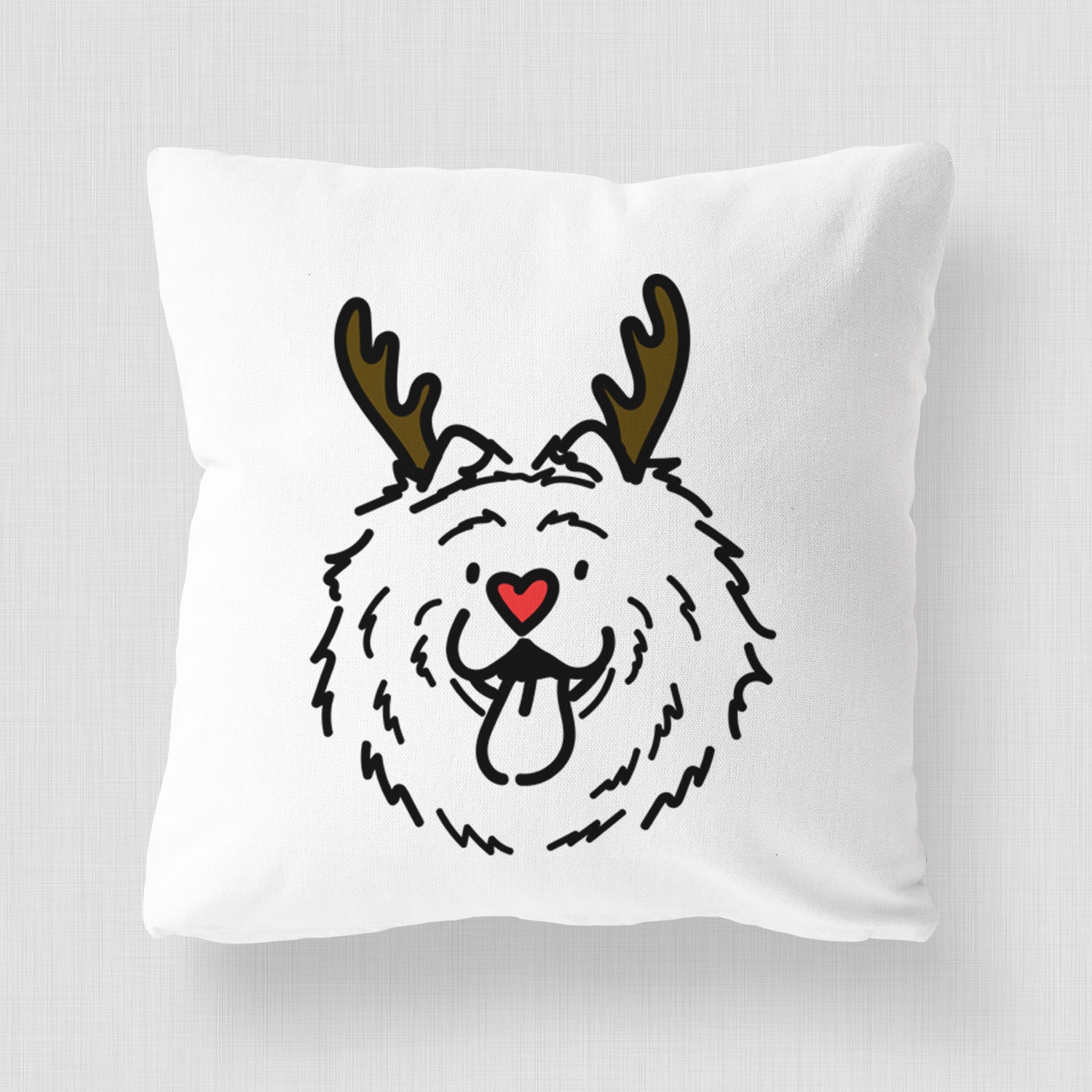 Love Always Chow Chow - Bear - Throw Pillow Cover