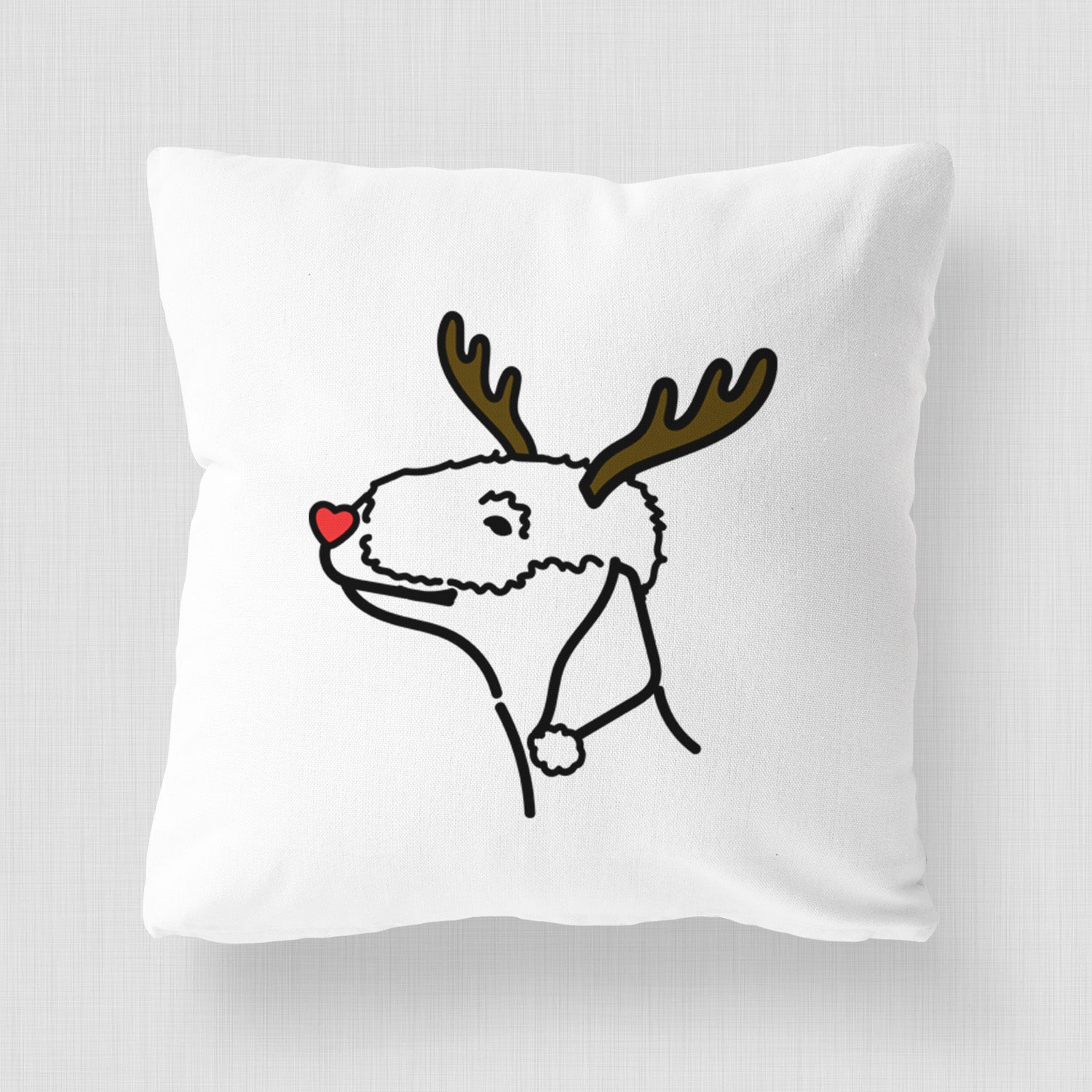 Love Always Bedlington Terrier - Throw Pillow Cover