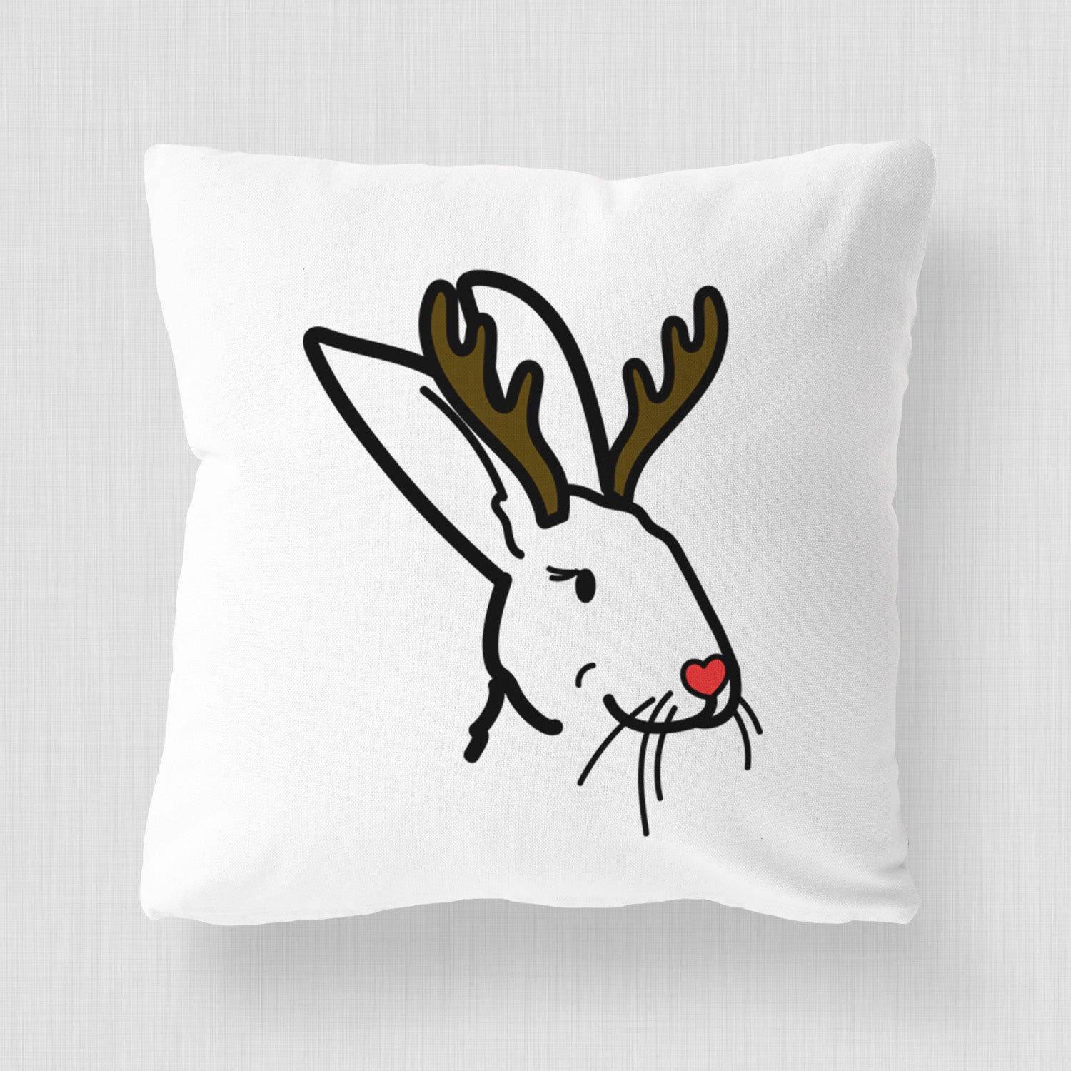 Love Always Rex Rabbit - Betsy - Throw Pillow Cover