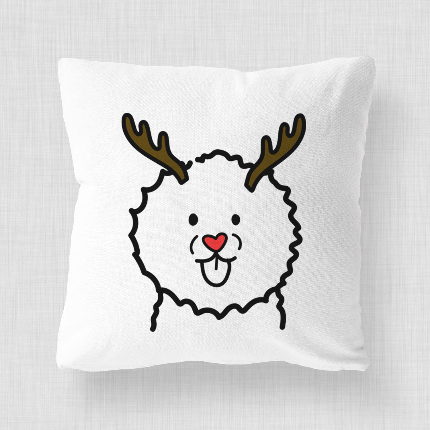 Love Always Bichon Frise - Throw Pillow Cover