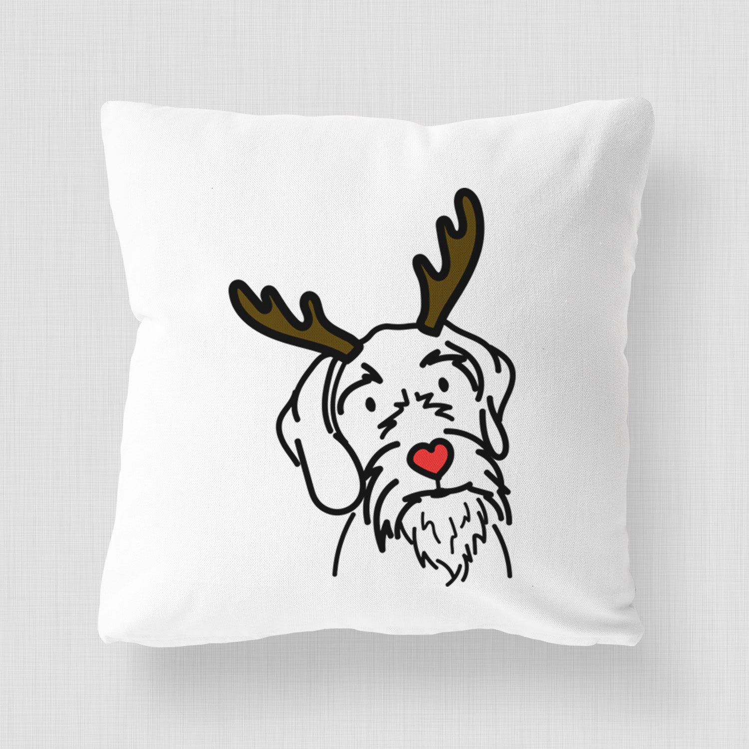 Love Always German Wirehaired Pointer - Buck - Throw Pillow Cover