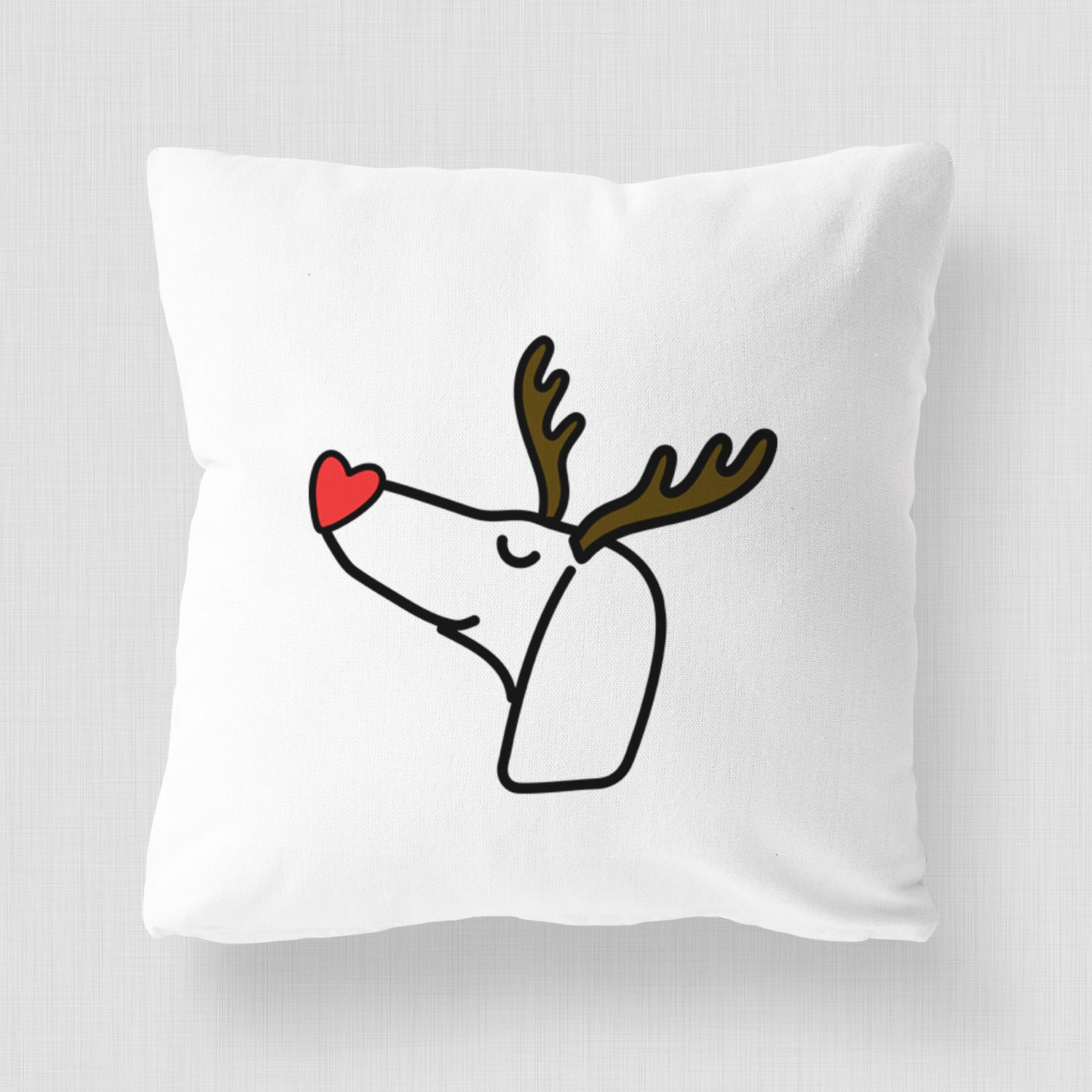 Love Always Dachshund - Throw Pillow Cover