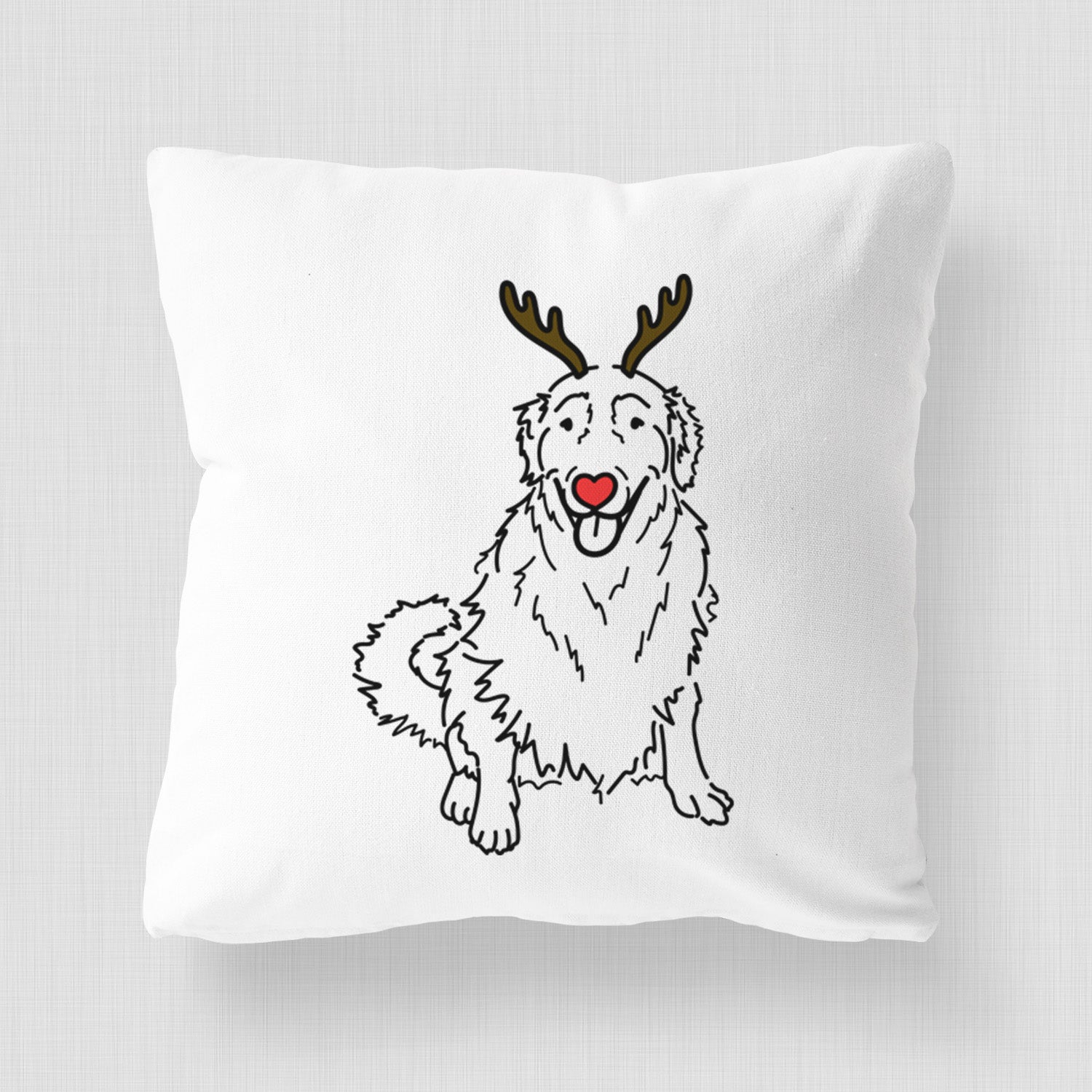 Love Always Golden Retriever - Daisy - Throw Pillow Cover