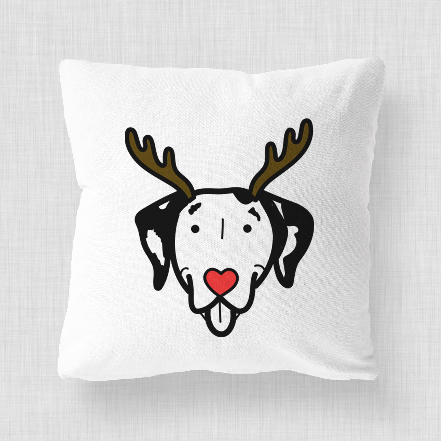 Love Always Dalmatian - Throw Pillow Cover
