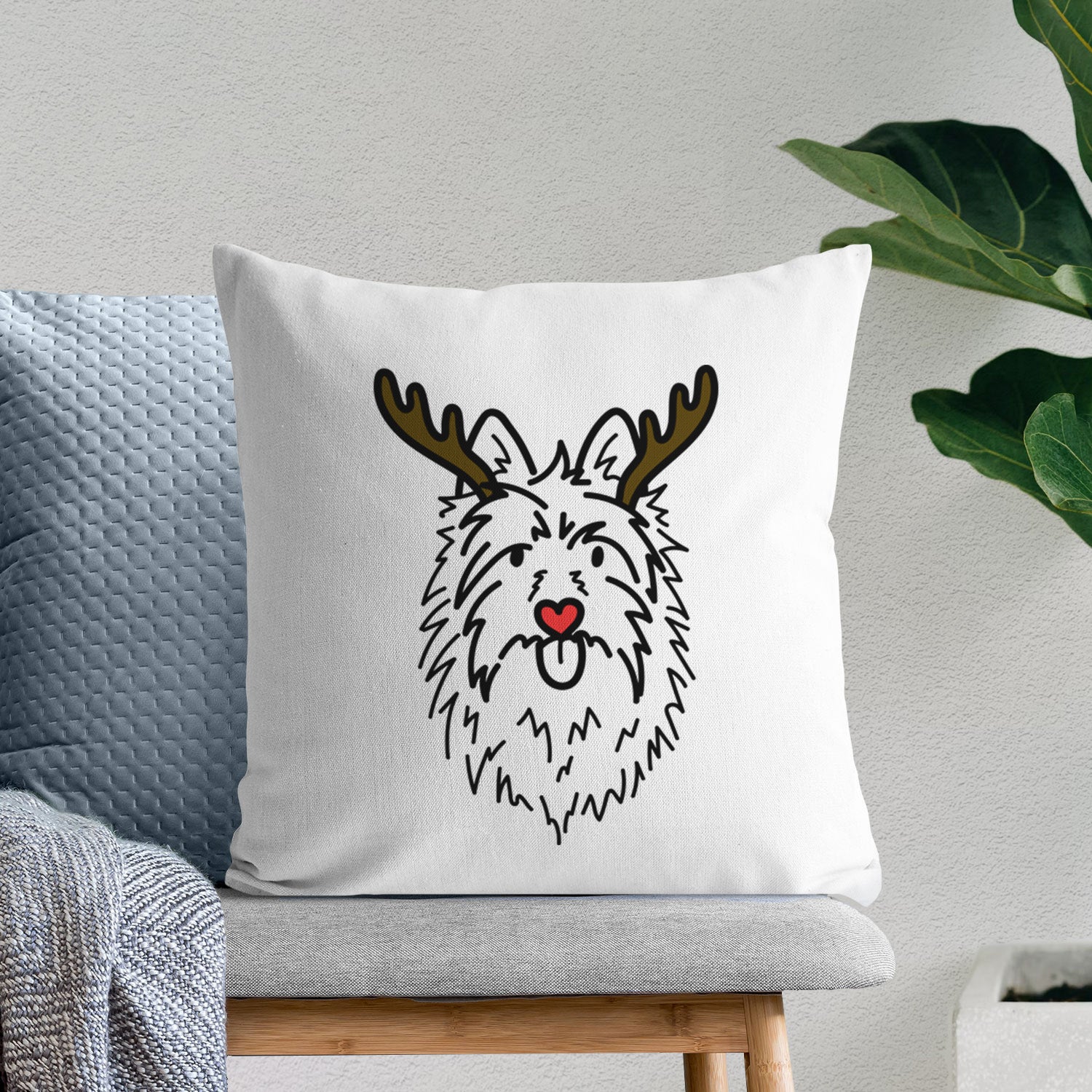 Love Always Australian Terrier - Digger - Throw Pillow Cover