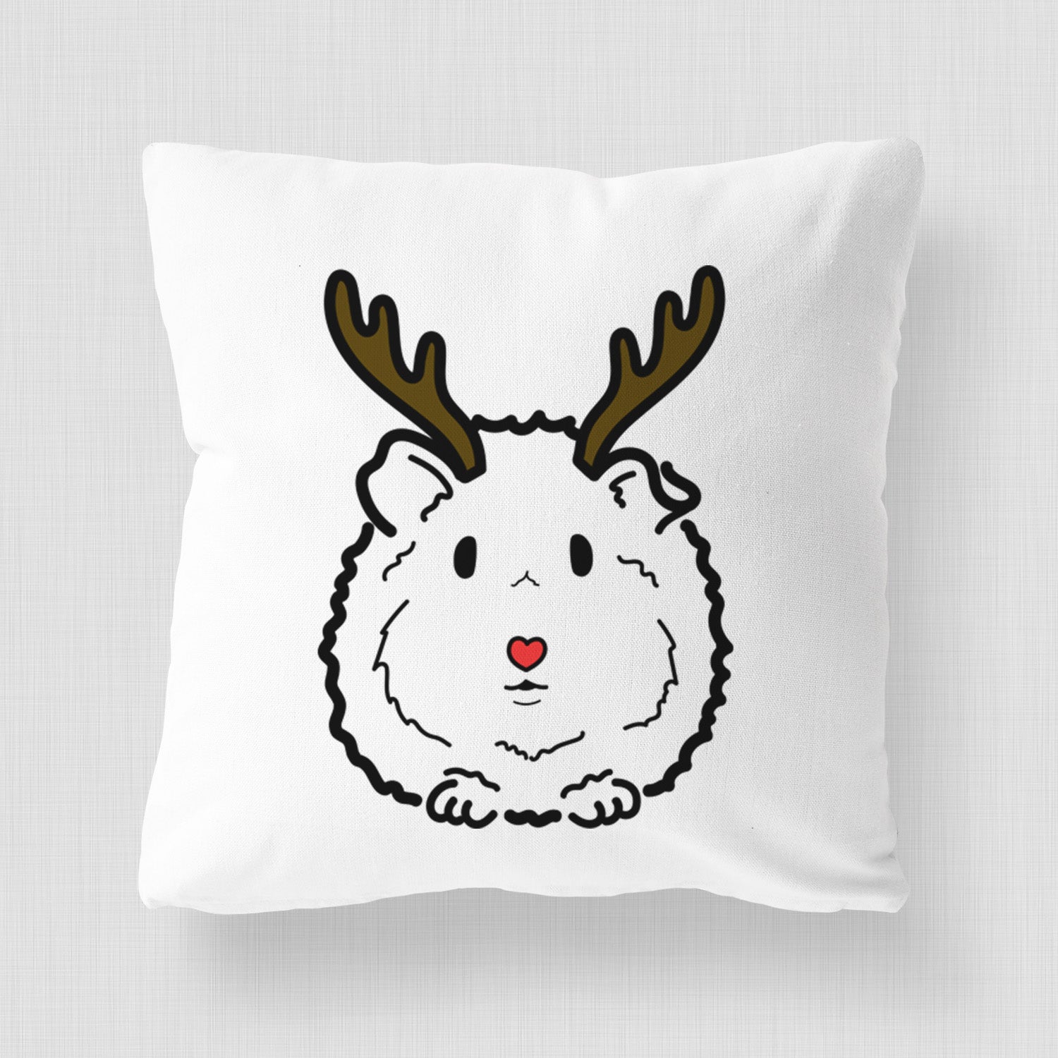 Love Always Guinea Pig - Duke - Throw Pillow Cover