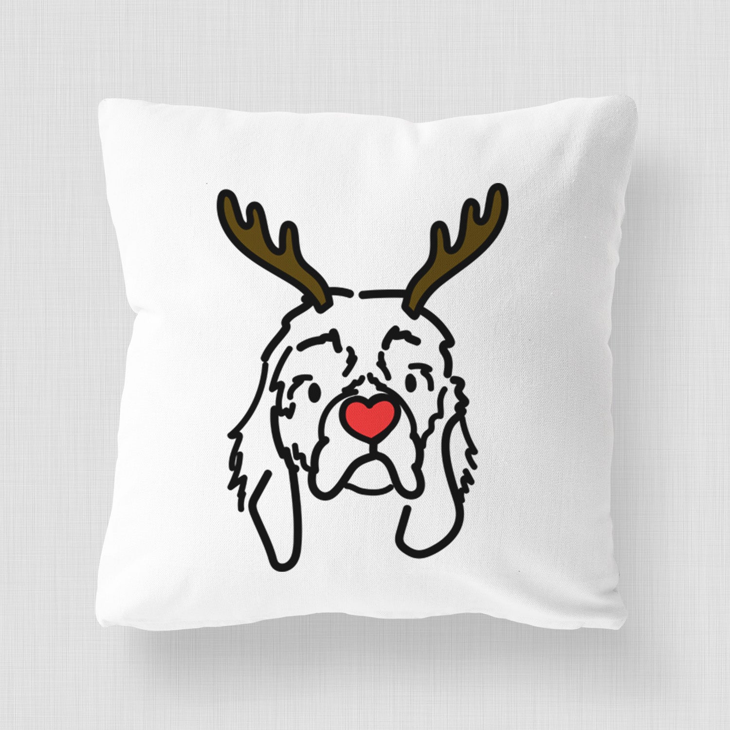 Love Always Cocker Spaniel - GiGi - Throw Pillow Cover