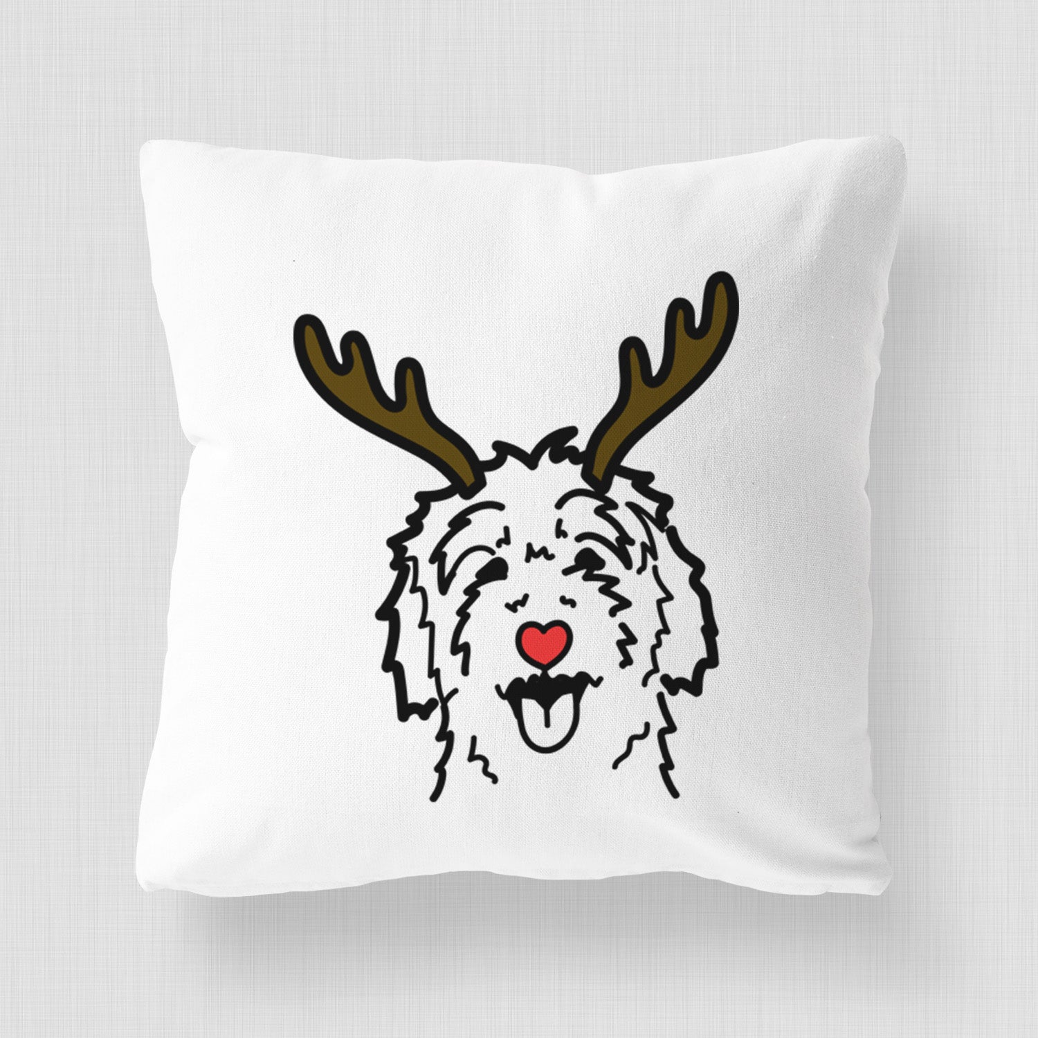 Love Always Goldendoodle - Throw Pillow Cover